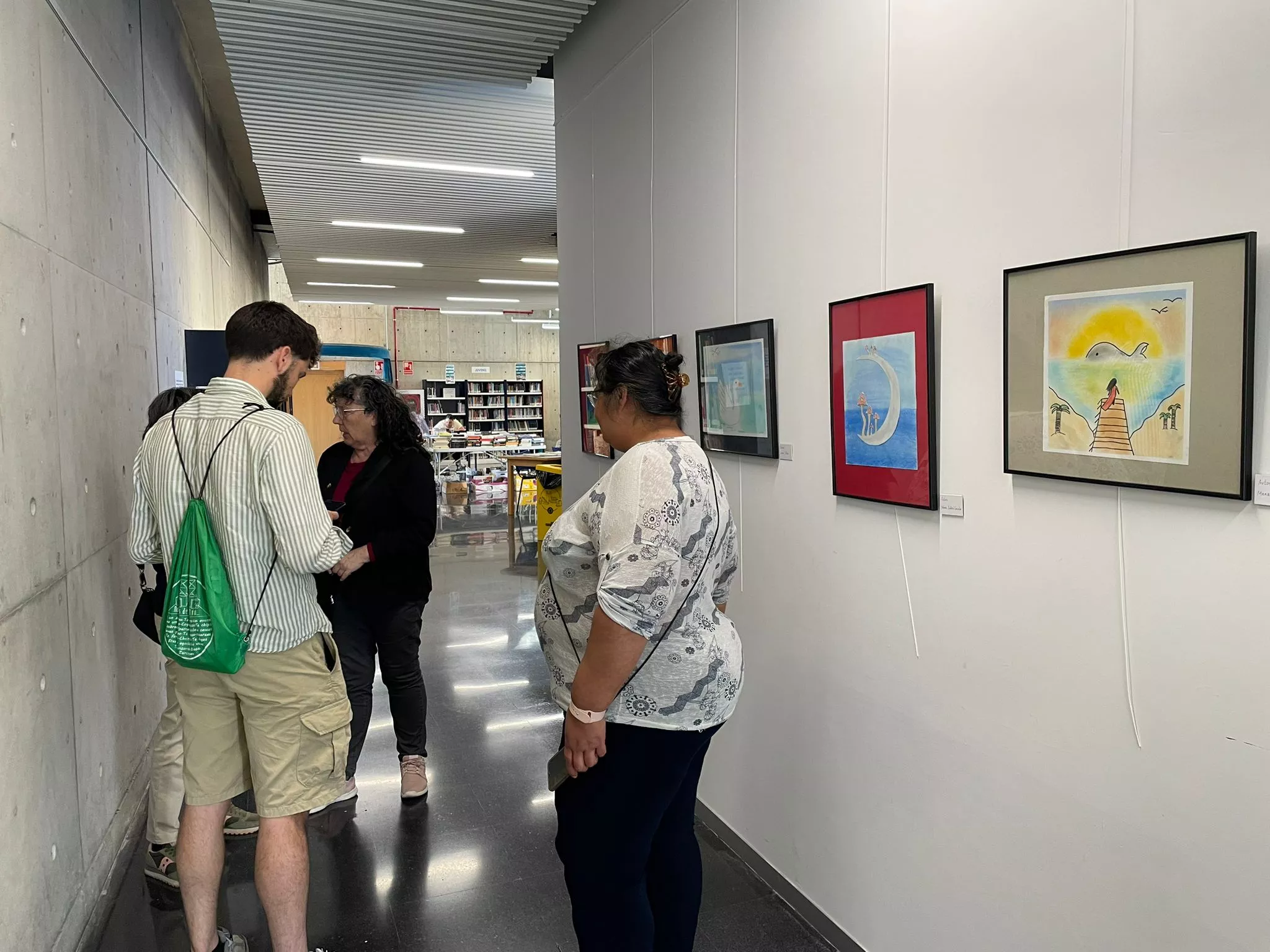 Exposición “Un dibujo, una ilusión” con Pilar Bernad en Barriofest.