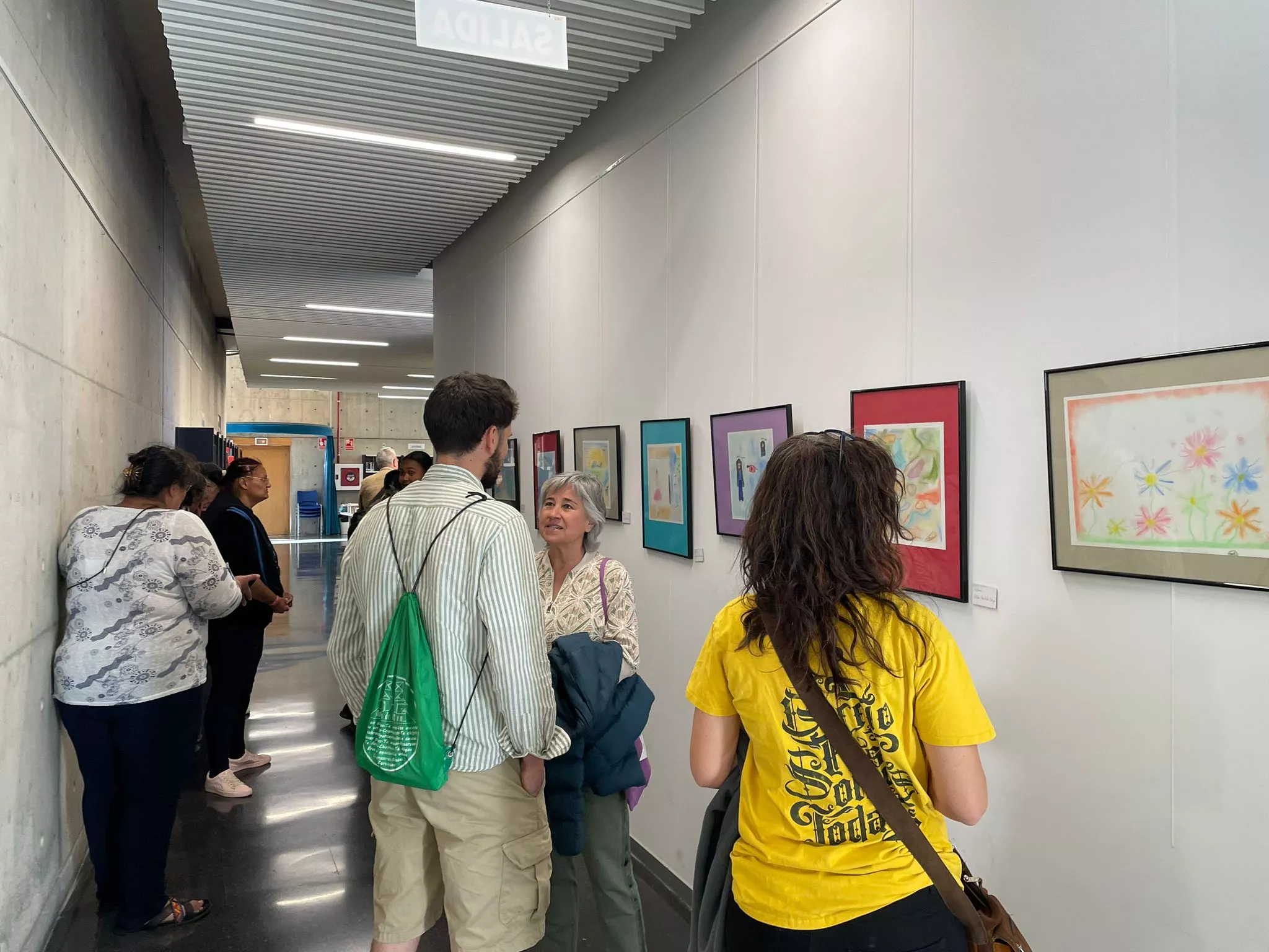 Exposición “Un dibujo, una ilusión” con Pilar Bernad en Barriofest.