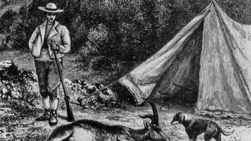 Ilustración de la caza de bucardo hace siglo y medio Ilustración de la caza de bucardo hace siglo y medio