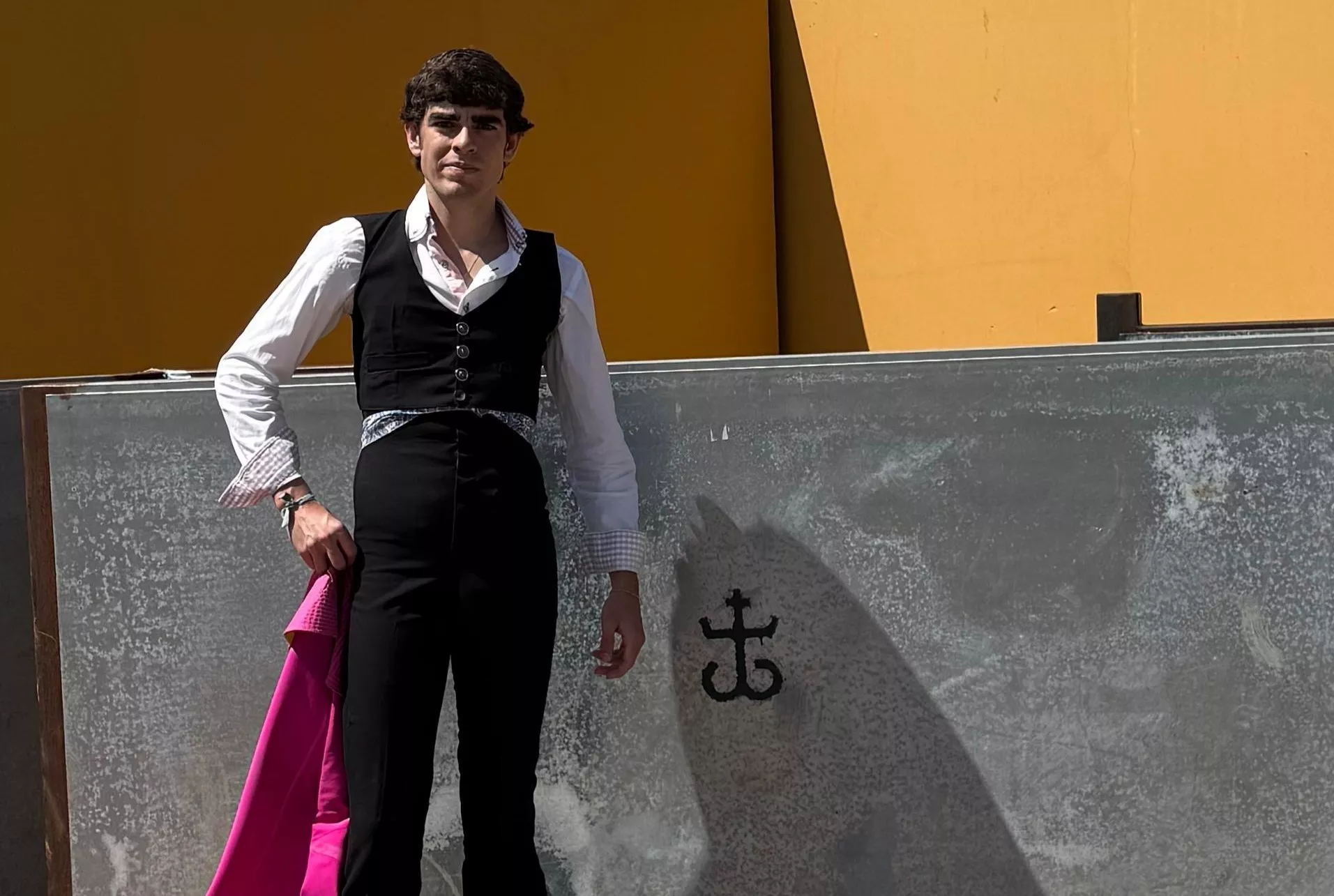 El novillero oscense Jorge Mallén. El novillero oscense Jorge Mallén.