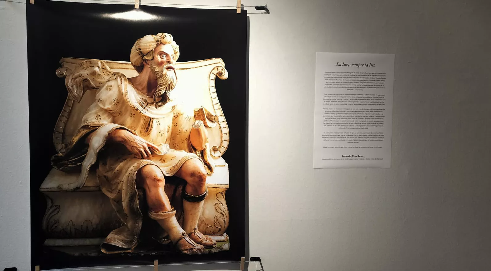 Exposición de Fernando Alvira Lizano. Foto María José Sampietro