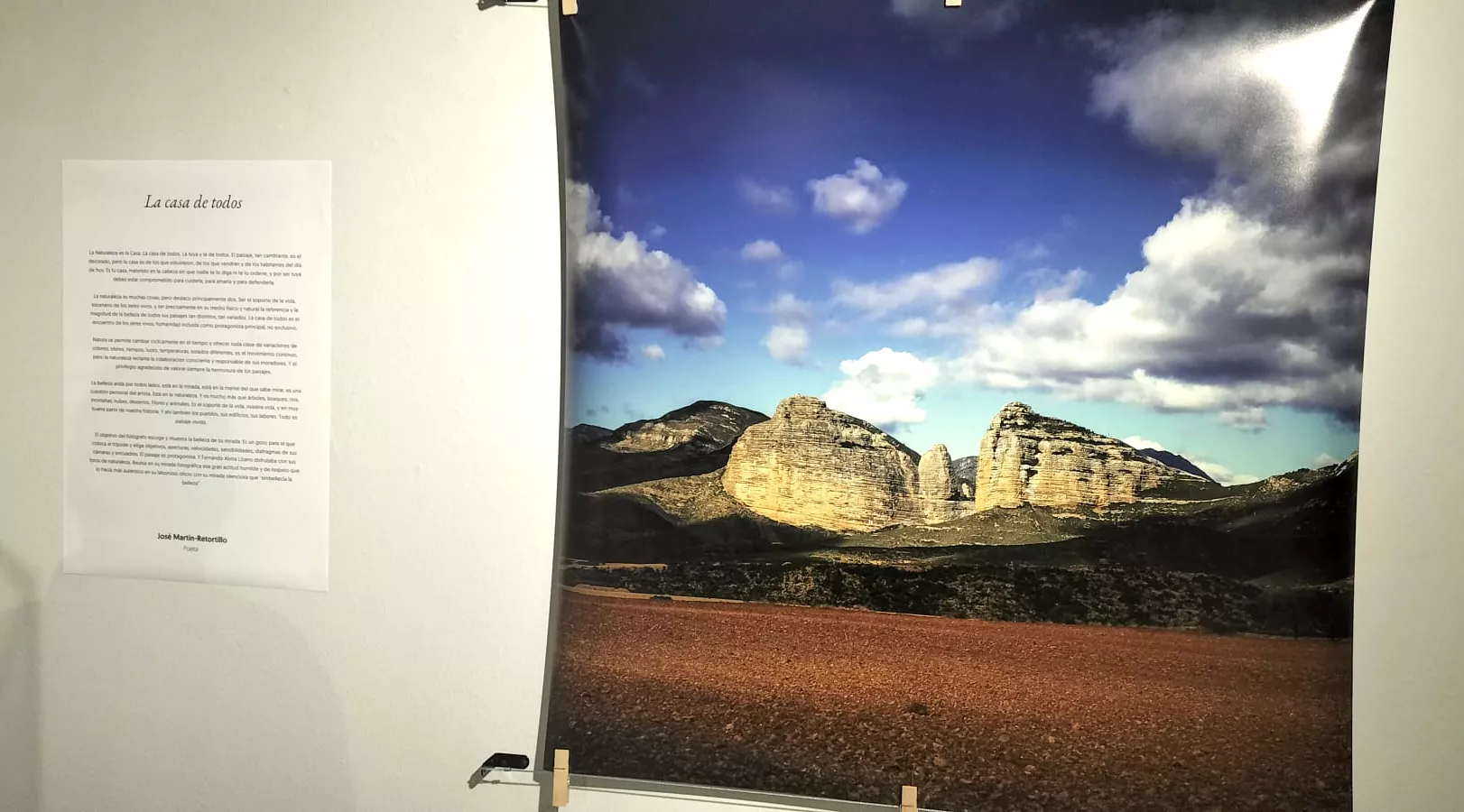 Exposición de Fernando Alvira Lizano. Foto María José Sampietro