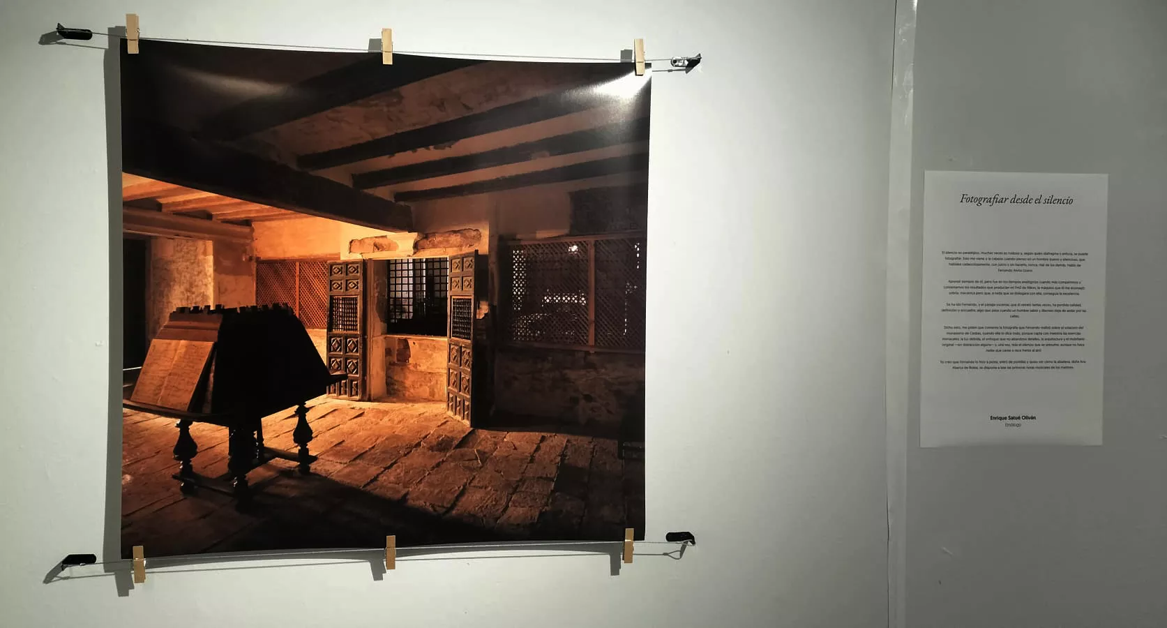 Exposición de Fernando Alvira Lizano. Foto María José Sampietro