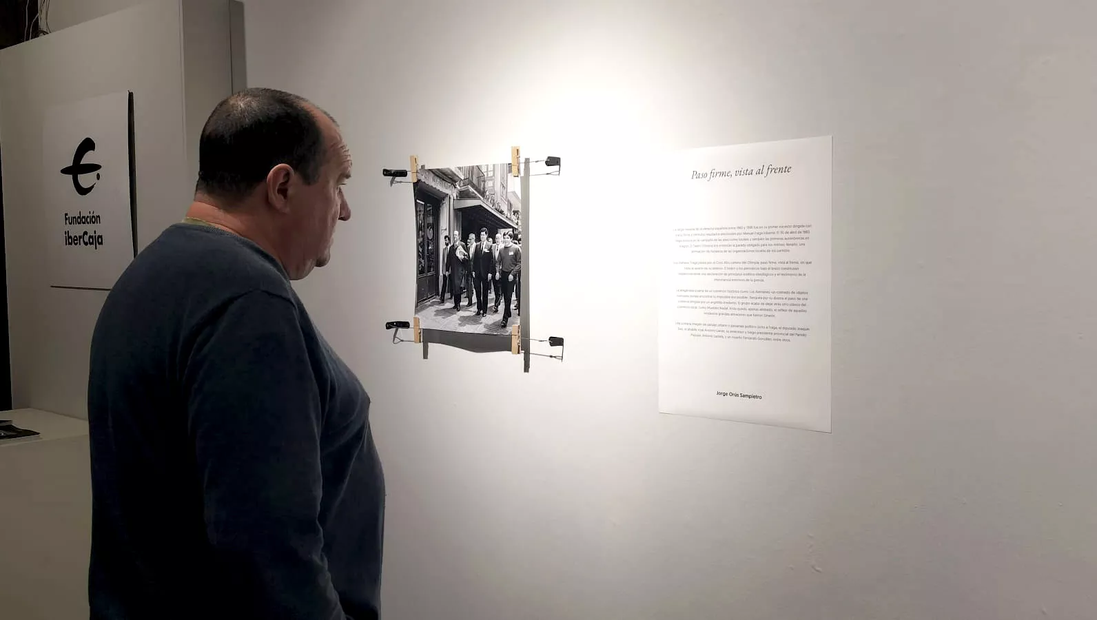 Exposición de Fernando Alvira Lizano. Foto María José Sampietro