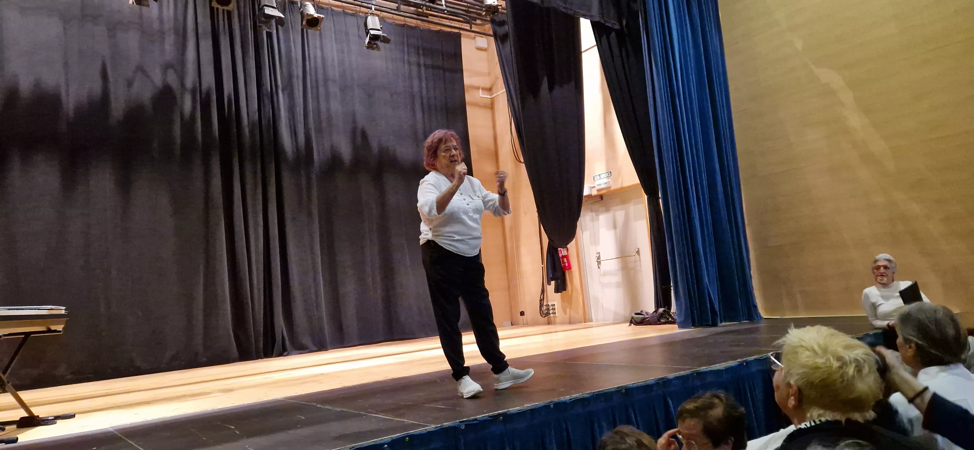 Isabel Arilla. Isabel Arilla. Encuentro coral de Barriofest 2025. Foto Myriam Martínez