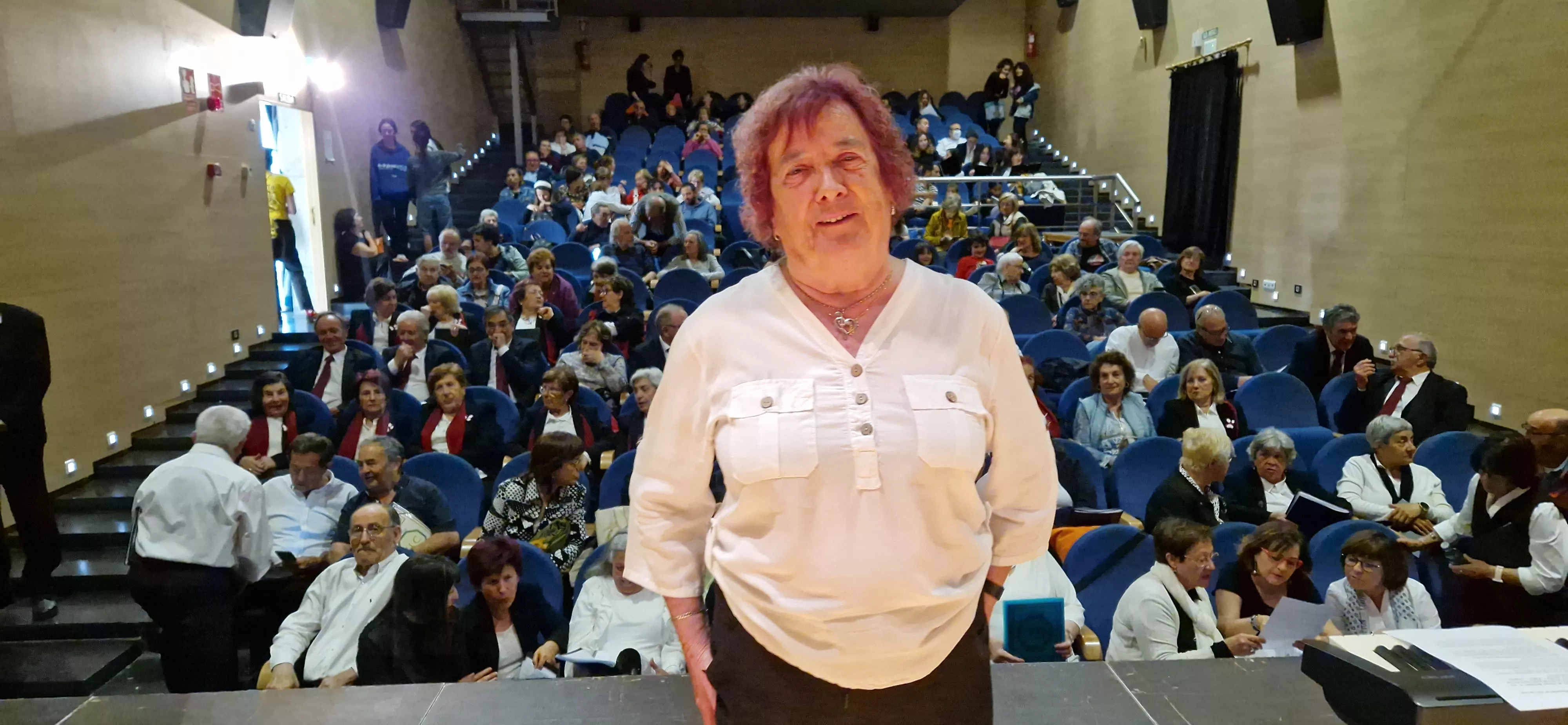 Isabel Arilla. Encuentro coral de Barriofest 2025. Foto Myriam Martínez