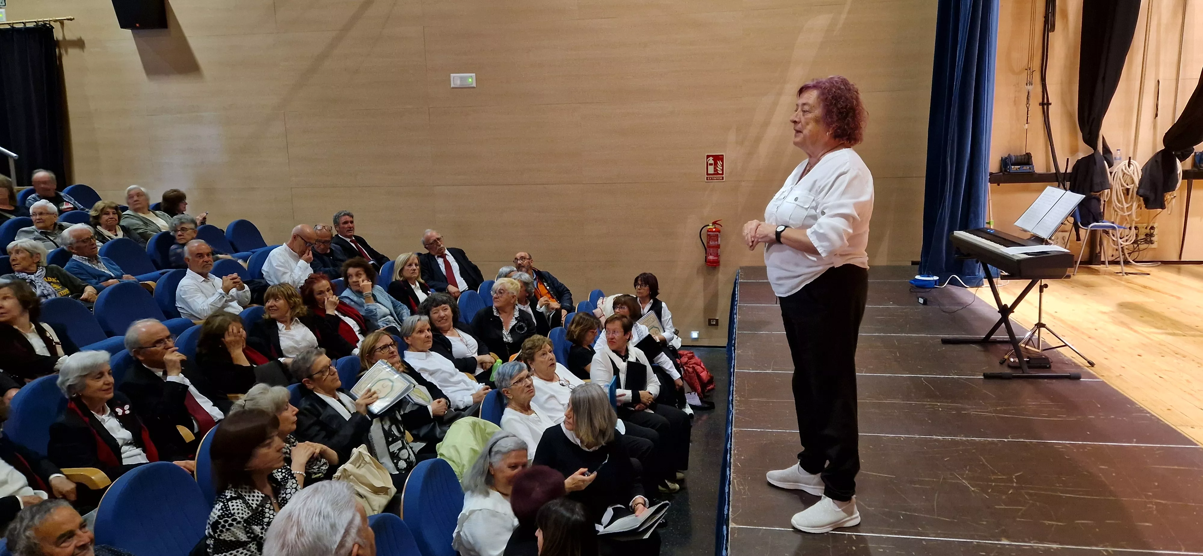 Isabel Arilla. Imágenes del encuentro coral de Barriofest 2025. Foto Myriam Martínez