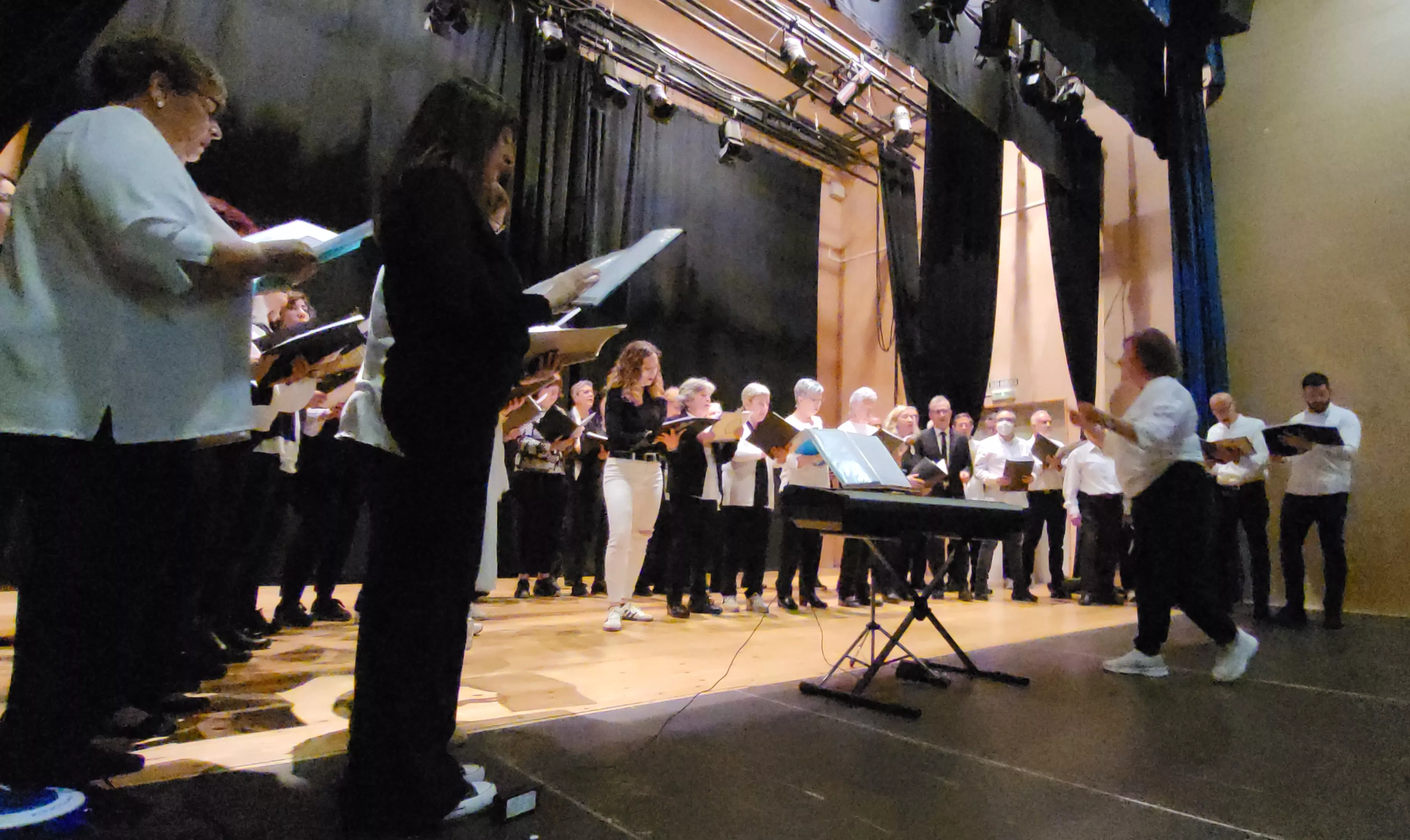 Encuentro coral de Barriofest 2025. Foto Mercedes Manterola