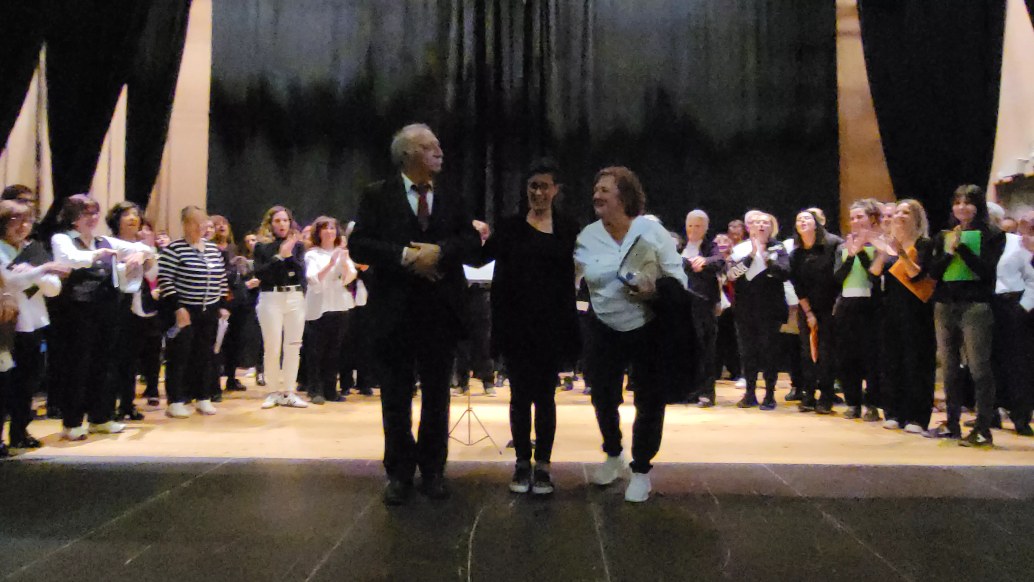 Encuentro coral de Barriofest 2025. Foto Mercedes Manterola