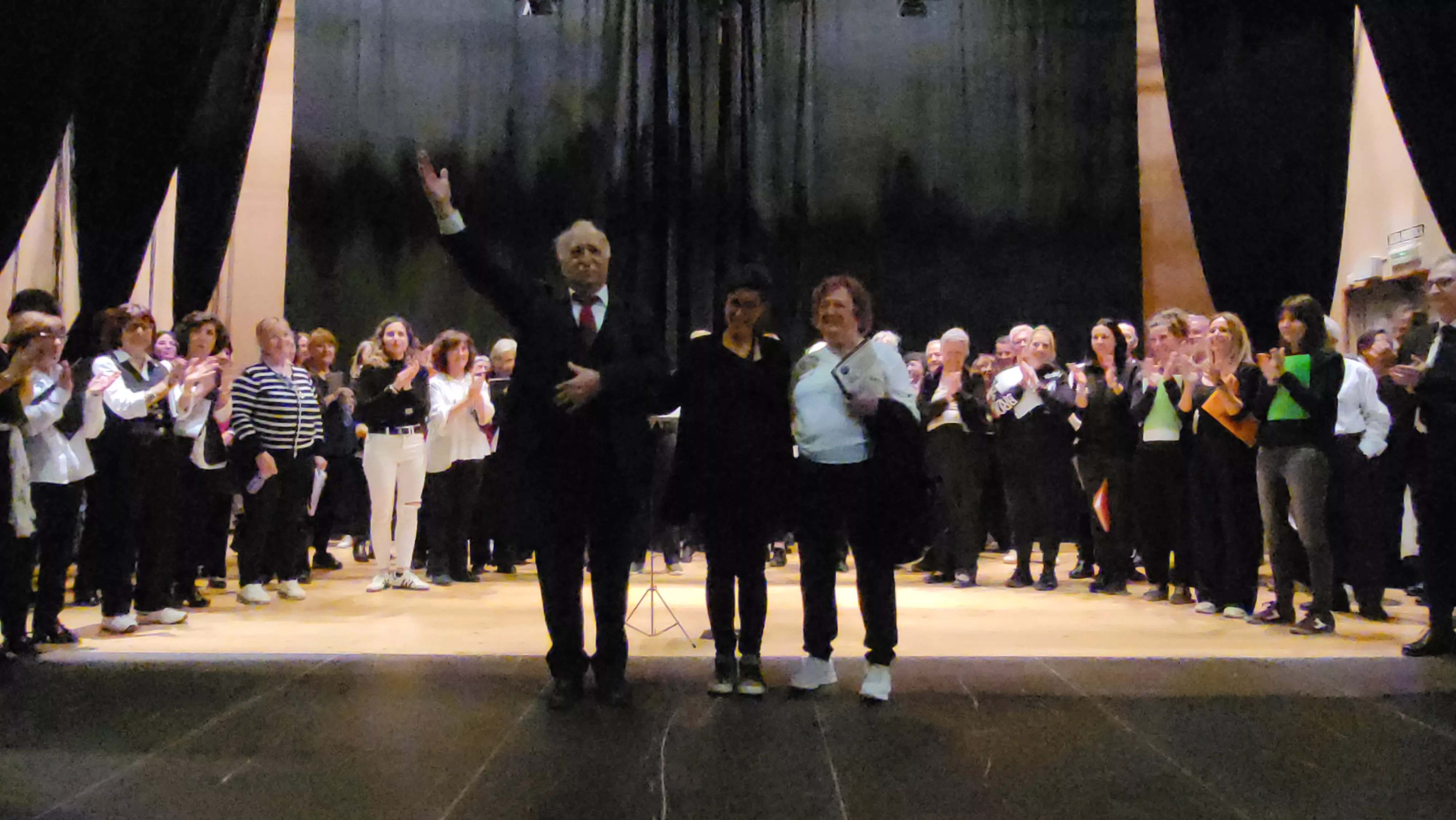 Encuentro coral de Barriofest 2025. Foto Mercedes Manterola