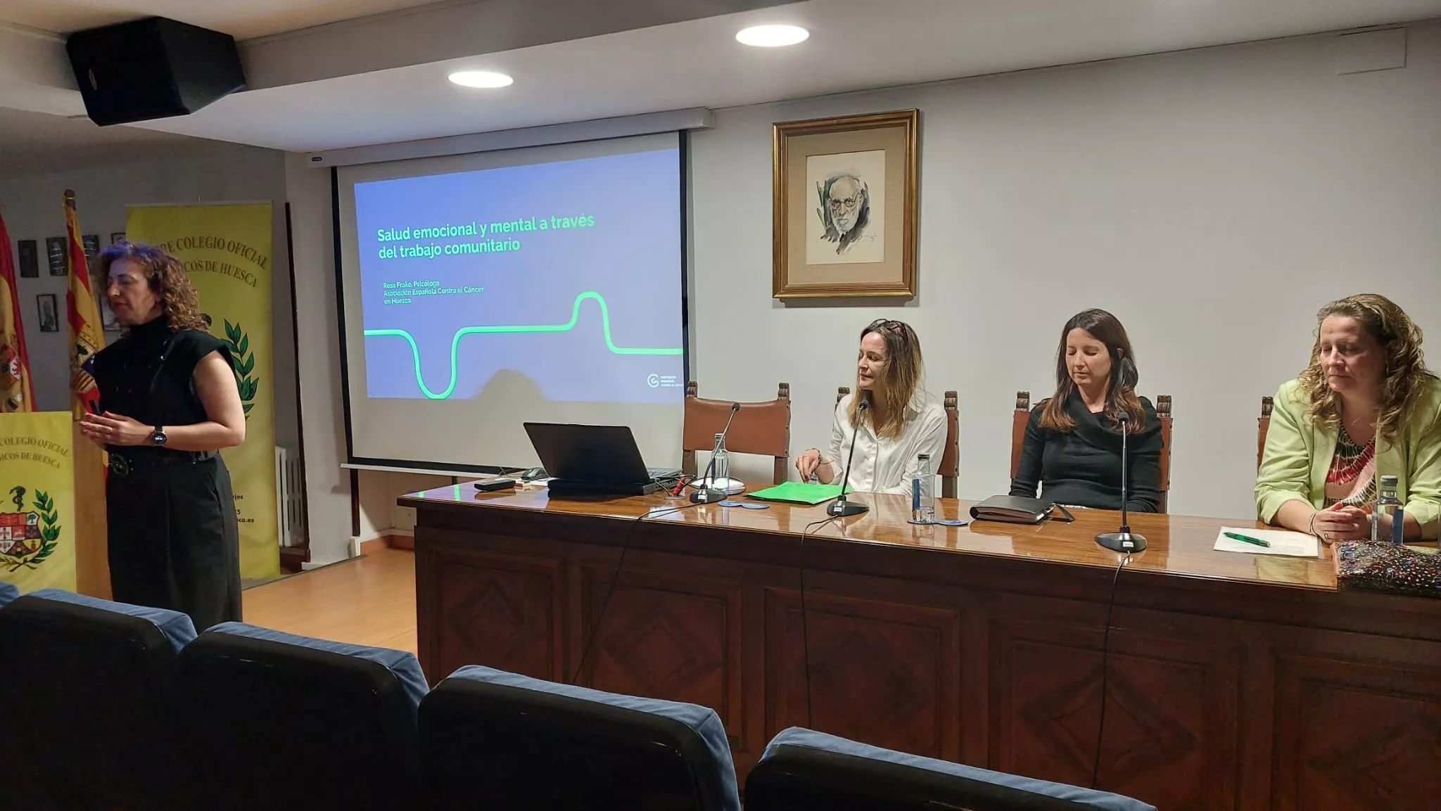  Primera sesión de las Jornadas Profesionales del Colegio de Médicos