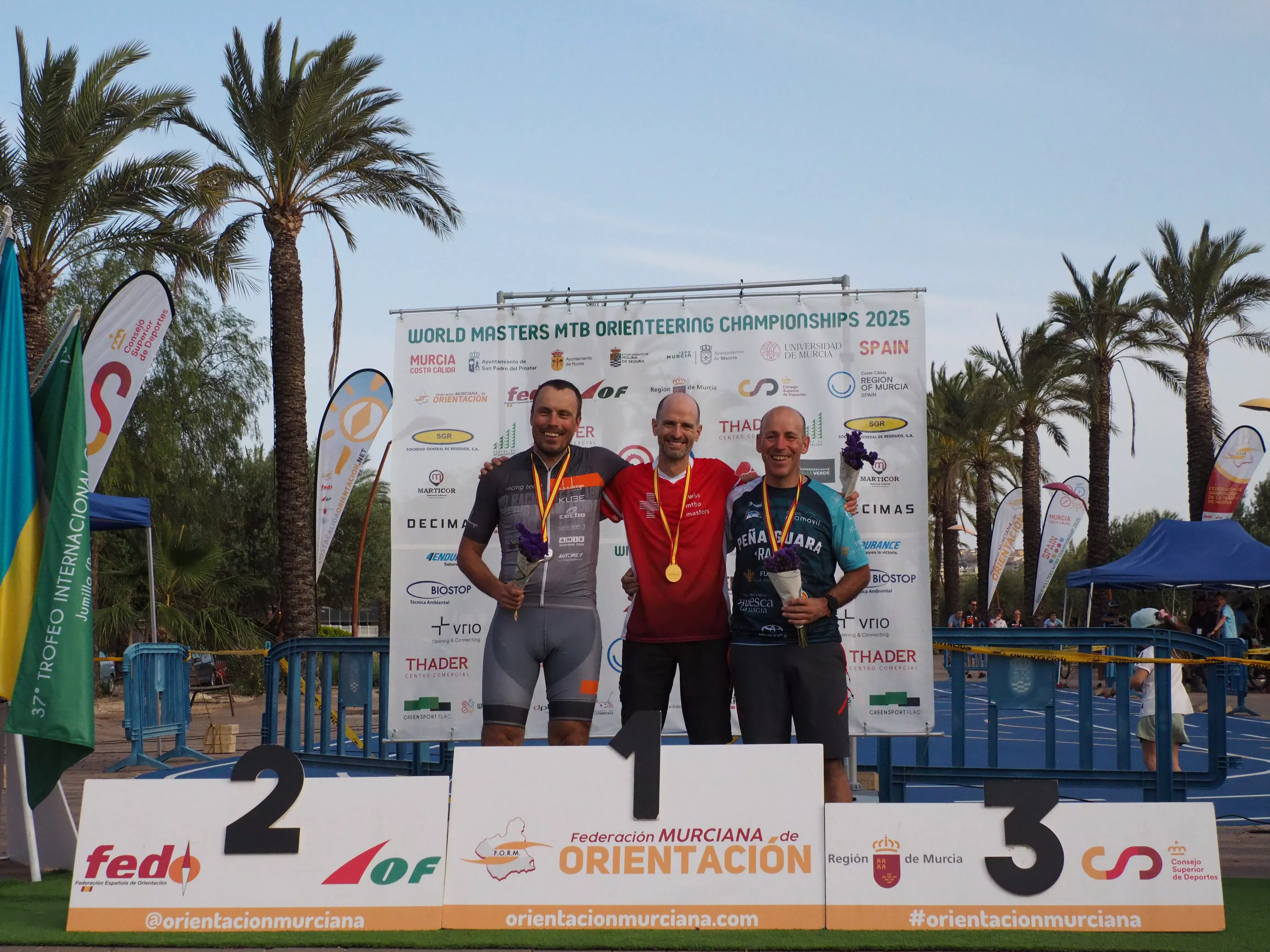 David Toll medalla de bronce en la prueba de Salida en Masa en categoría M 50