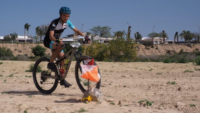 José Ramón García en una de las pruebas José Ramón García en una de las pruebas