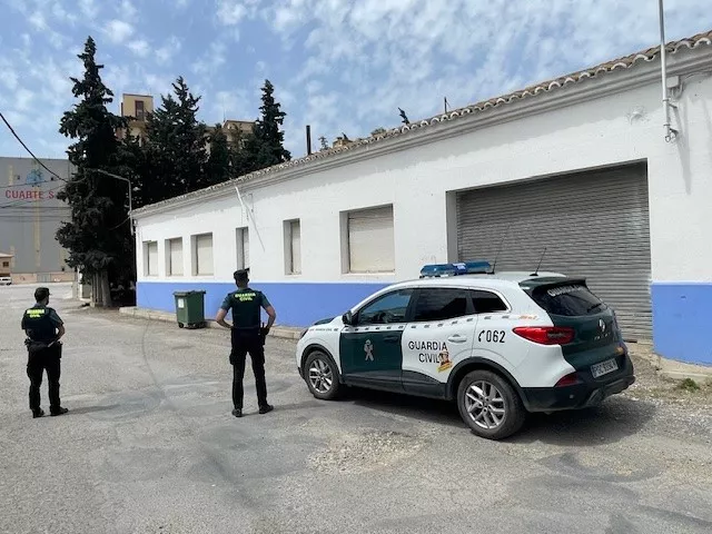 Guardia Civil en Sariñena