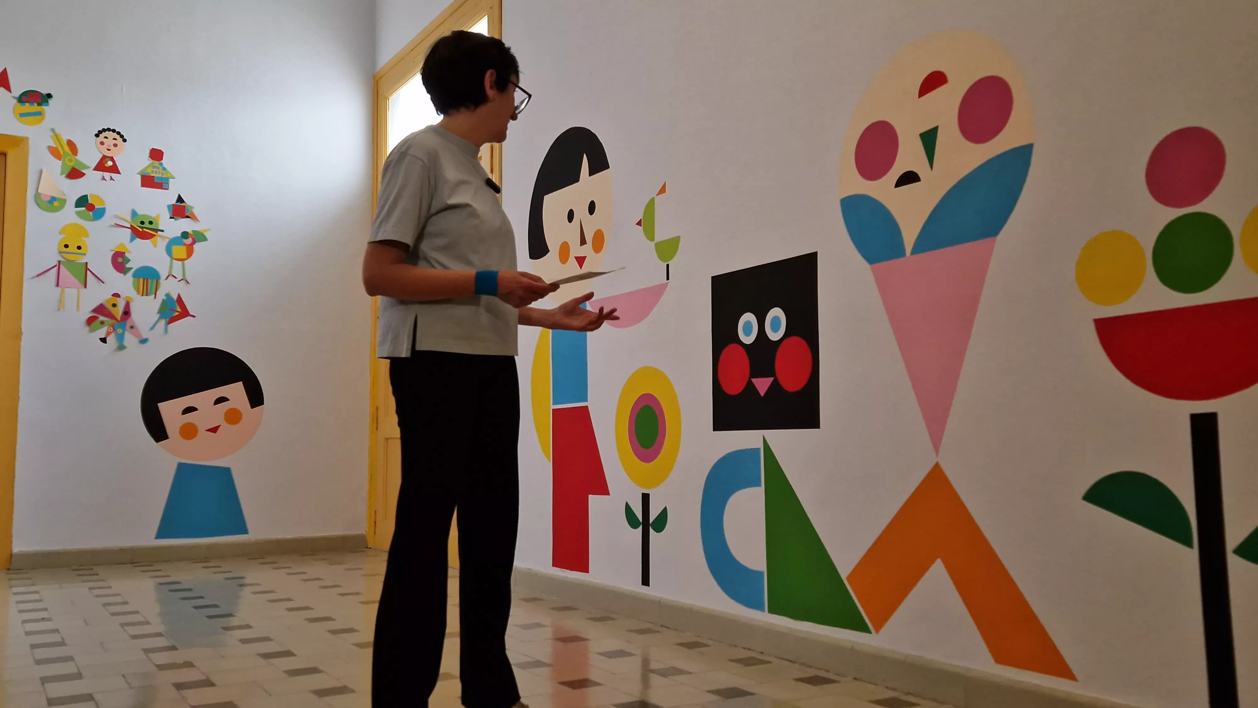  Inauguración del mural colaborativo de Diversario 2025 dirigido por Vicky de Sus. Foto Myriam Martínez