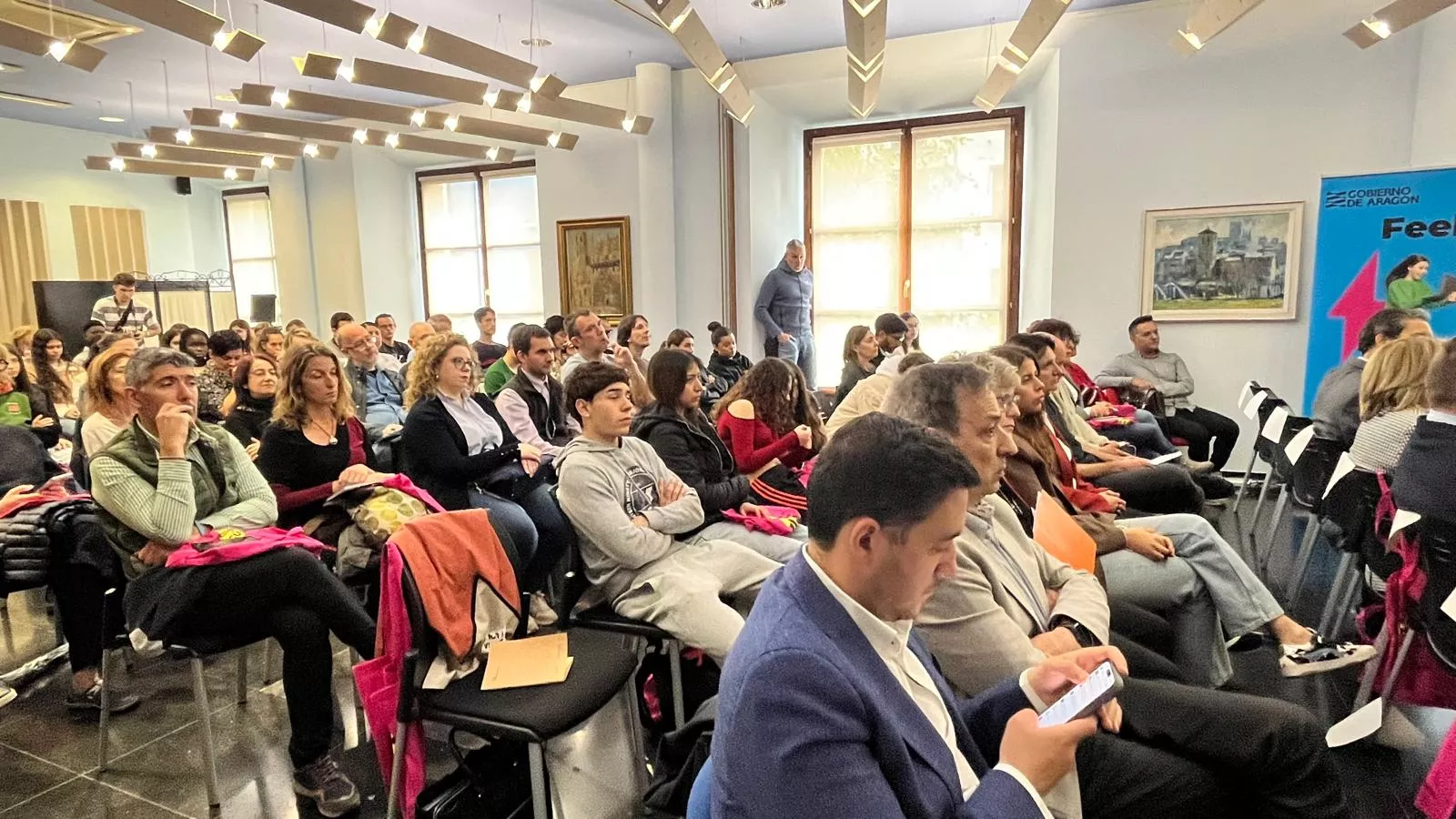 Asistentes al foro sobre Formación Profesional bilingüe.