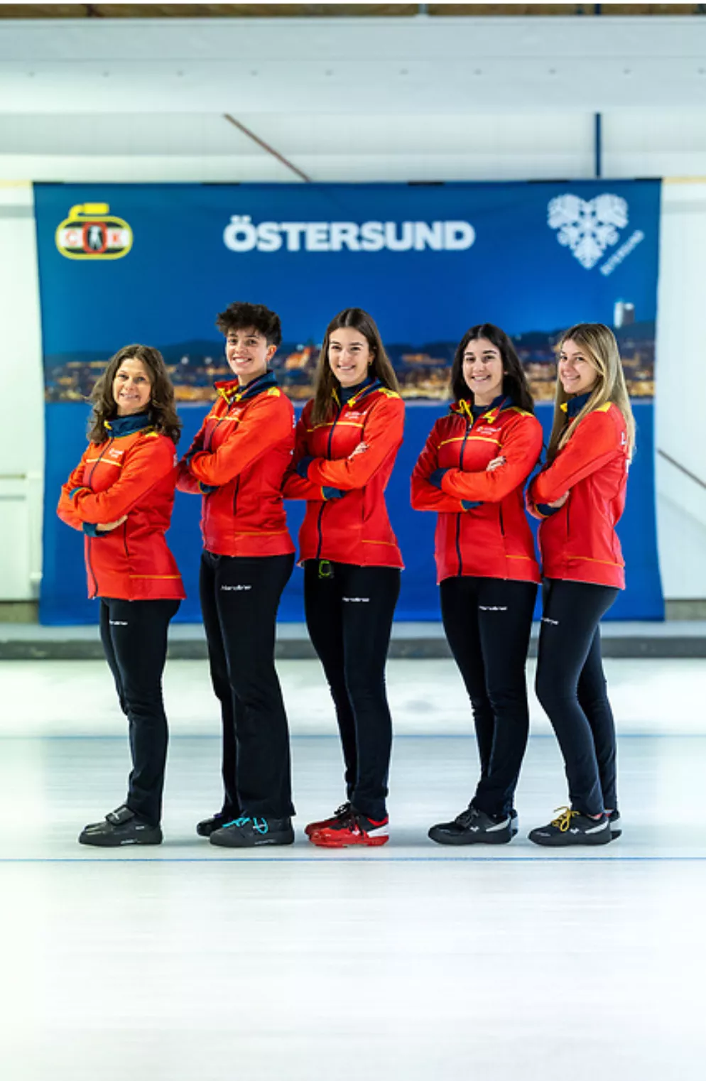 El equipo del Jacetania Curling Club