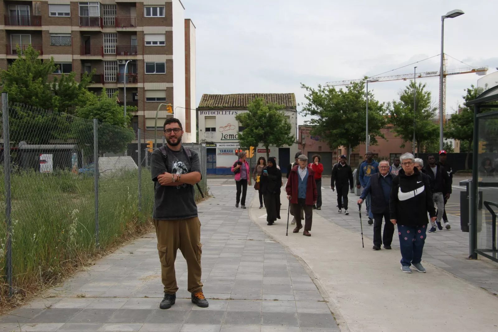 Visita a los murales del Barrio del Perpetuo Socorro en Barriofest 2025. Foto Carlos Neofato