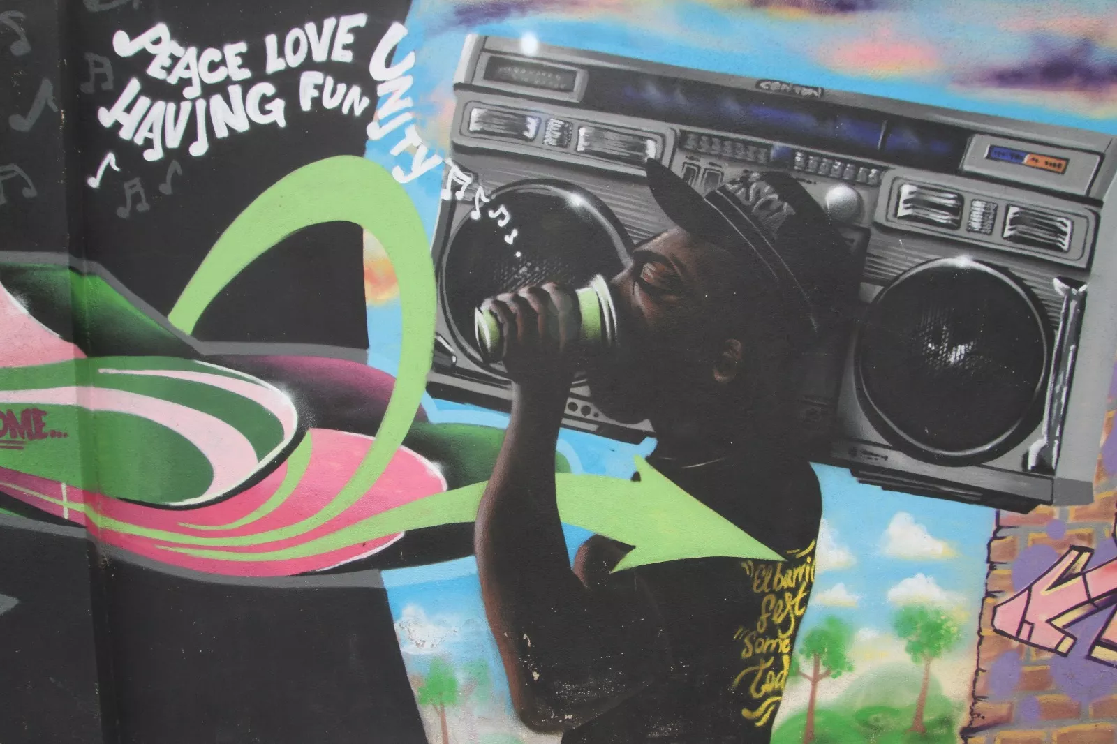 Sonidos africanos en Barriofest 2025. Foto Carlos Neofato