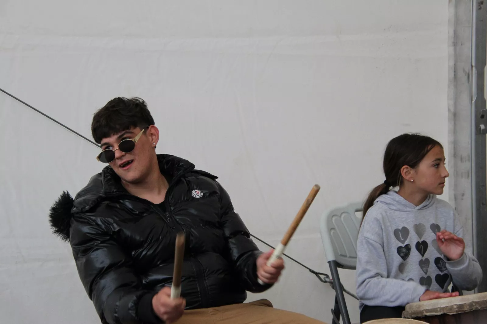 Sonidos africanos en Barriofest 2025. Foto Carlos Neofato