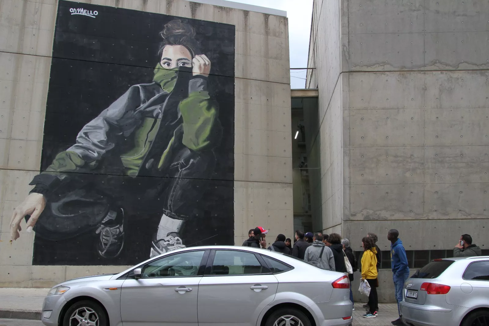 Visita a los murales del Barrio del Perpetuo Socorro en Barriofest 2025. Foto Carlos Neofato