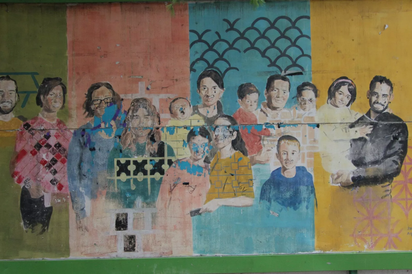 Visita a los murales del Barrio del Perpetuo Socorro en Barriofest 2025. Foto Carlos Neofato