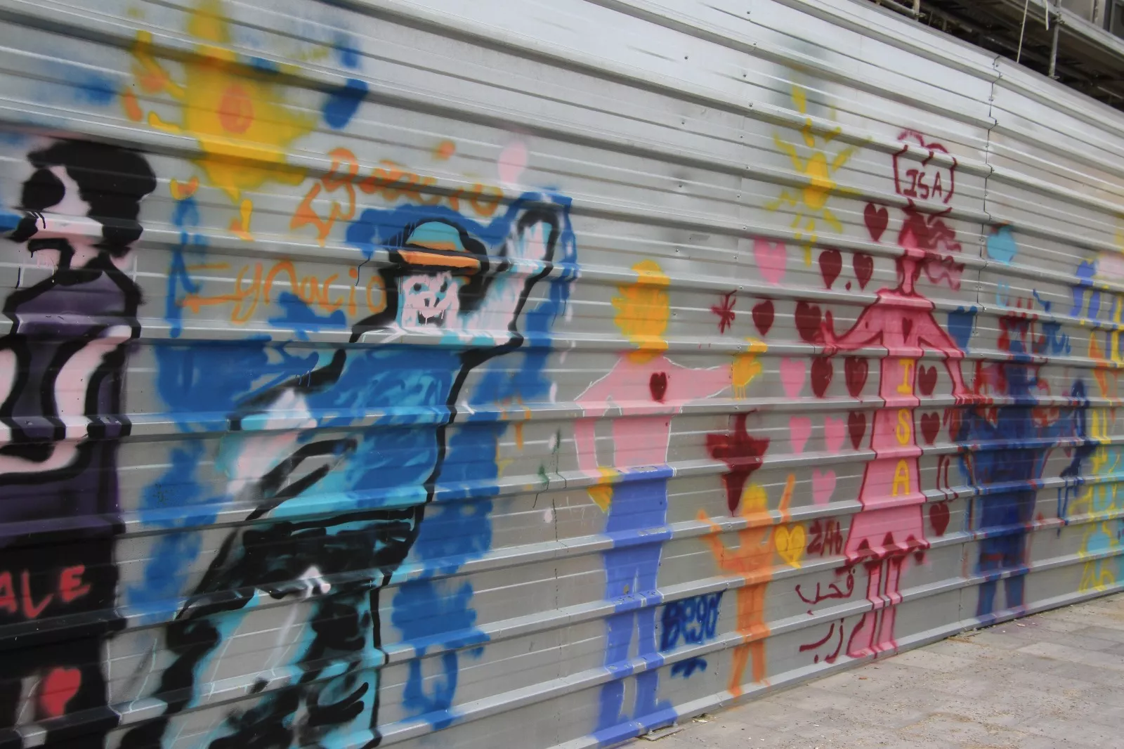 Visita a los murales del Barrio del Perpetuo Socorro en Barriofest 2025. Foto Carlos Neofato