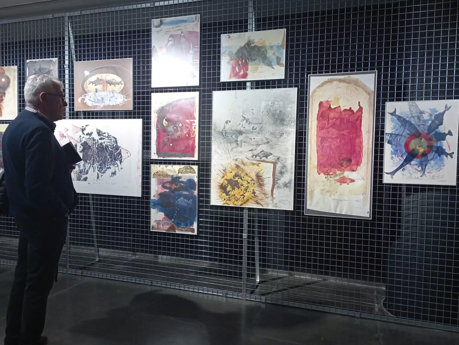 Inauguración de la exposición "Viaje de ida y vuelta" de Carrera Blecua. Foto María José Santolaria