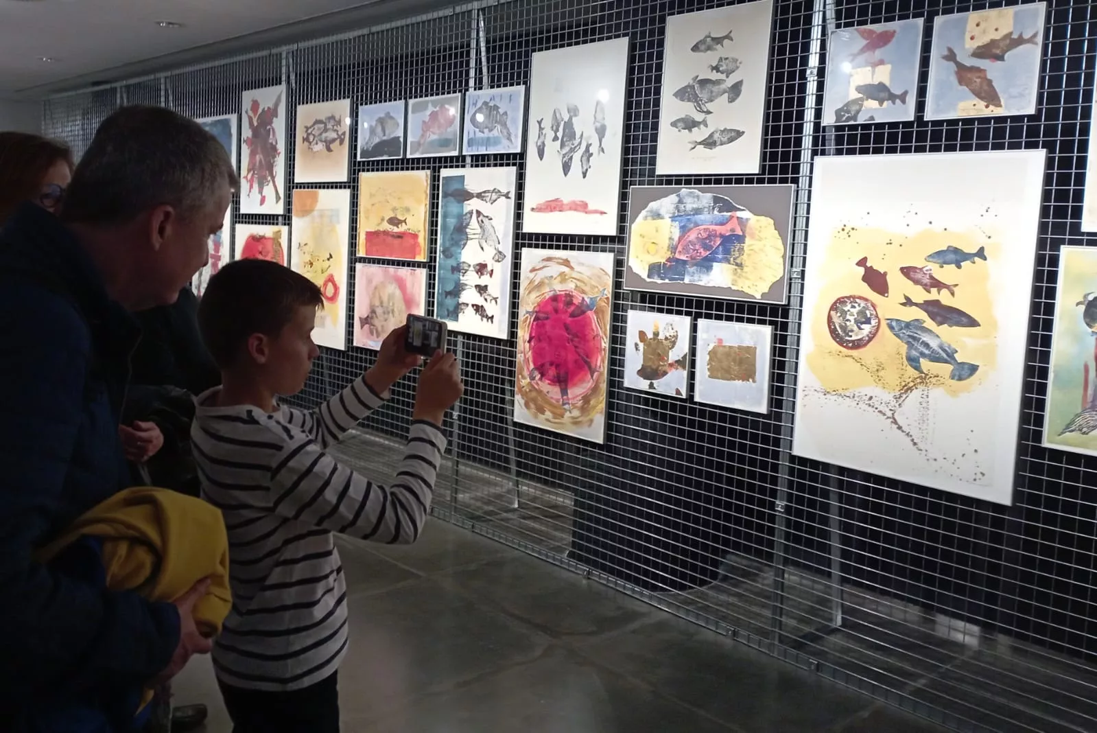 Inauguración de la exposición "Viaje de ida y vuelta" de Carrera Blecua. Foto María José Santolaria