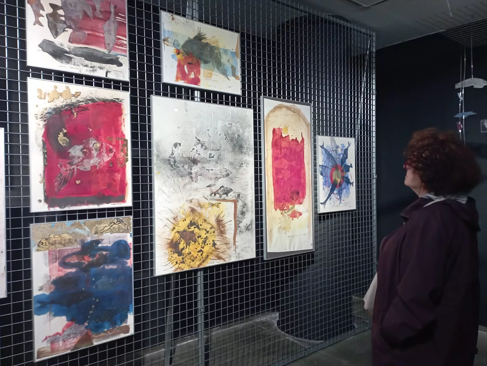 Inauguración de la exposición "Viaje de ida y vuelta" de Carrera Blecua. Foto María José Santolaria