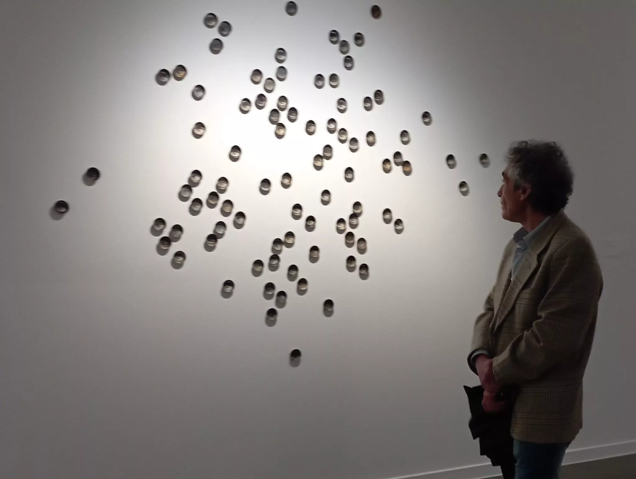 Inauguración de la exposición "Viaje de ida y vuelta" de Carrera Blecua. Foto María José Santolaria