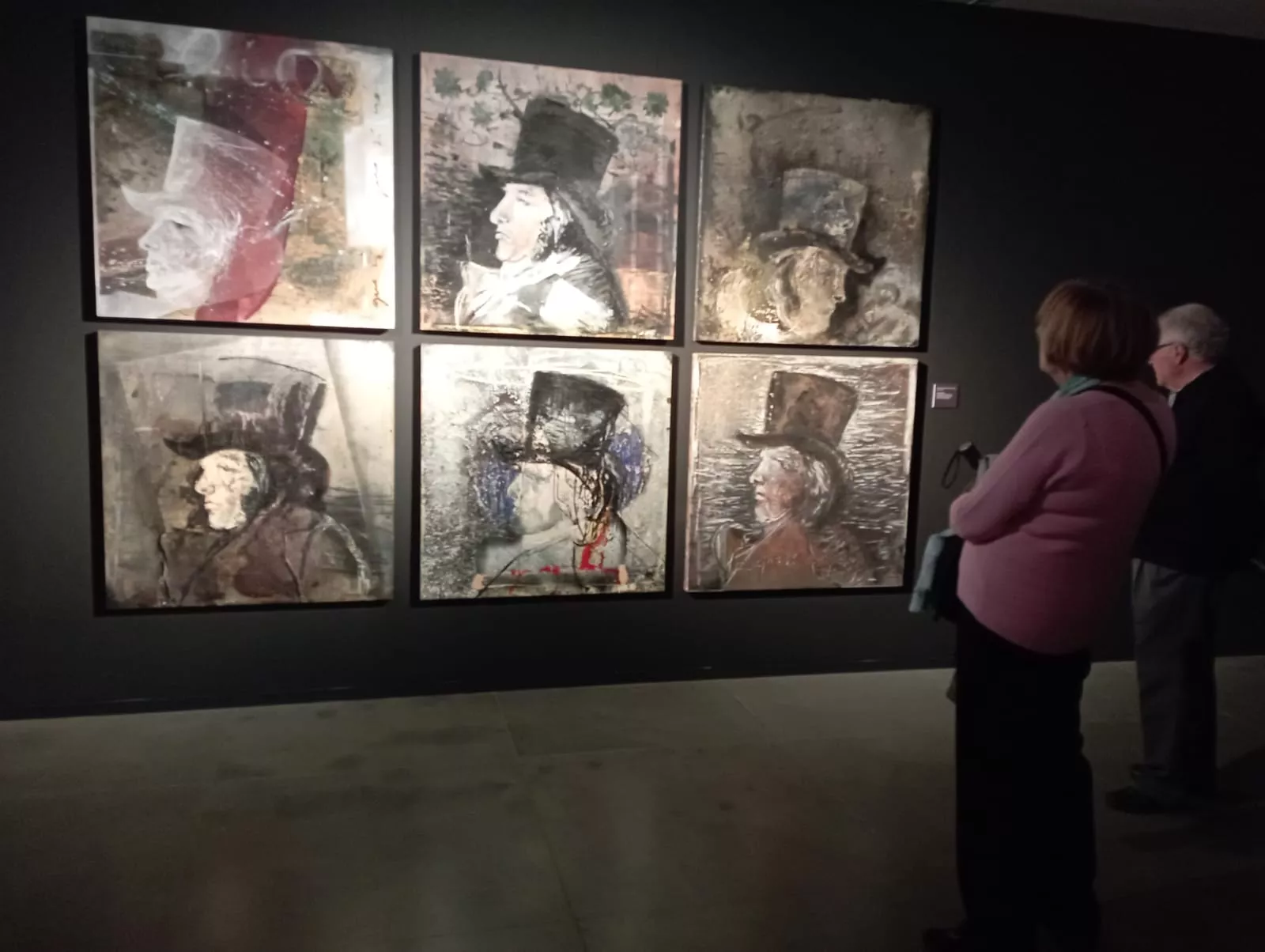 Inauguración de la exposición "Viaje de ida y vuelta" de Carrera Blecua. Foto María José Santolaria