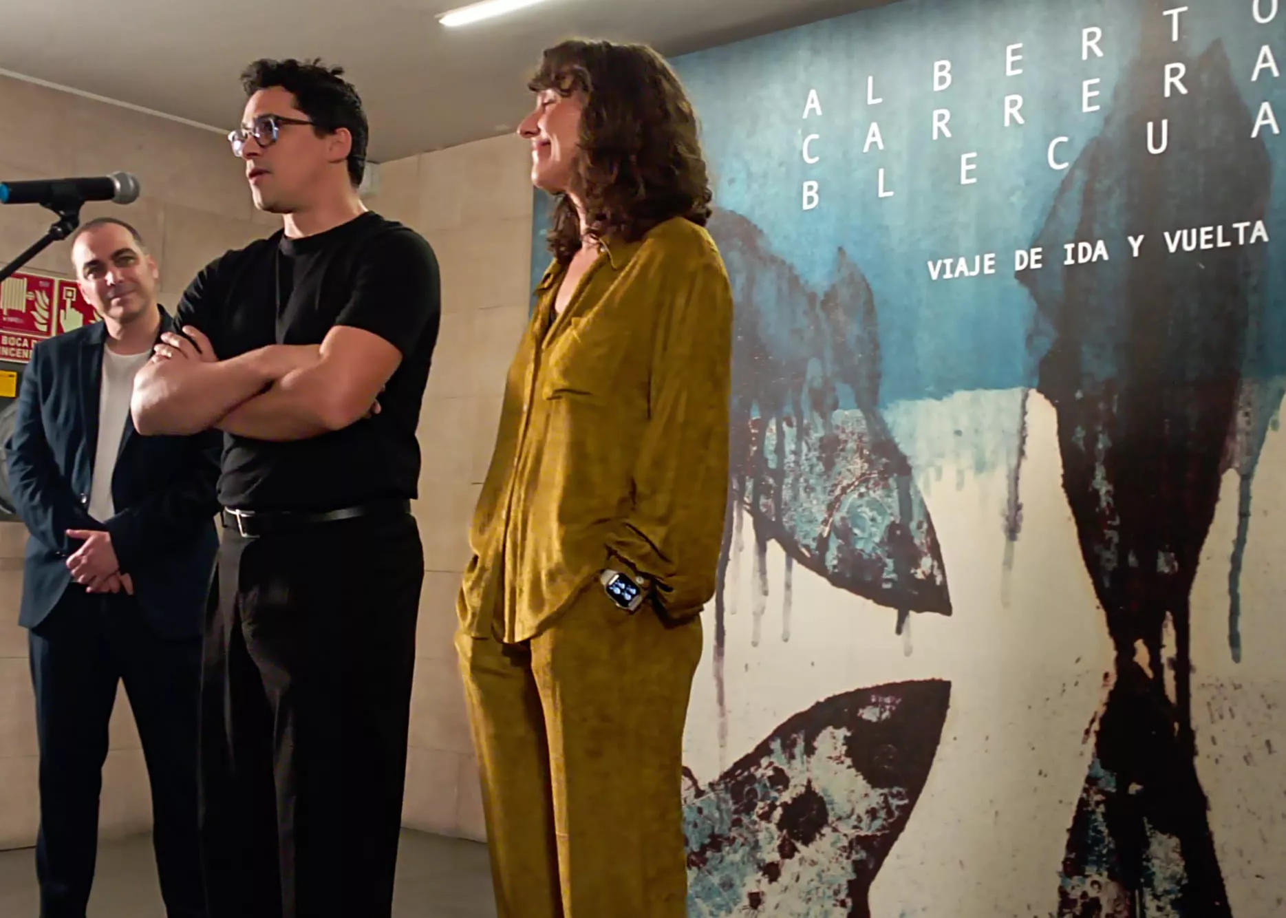 Inauguración de la exposición "Viaje de ida y vuelta" de Carrera Blecua. Foto María José Santolaria