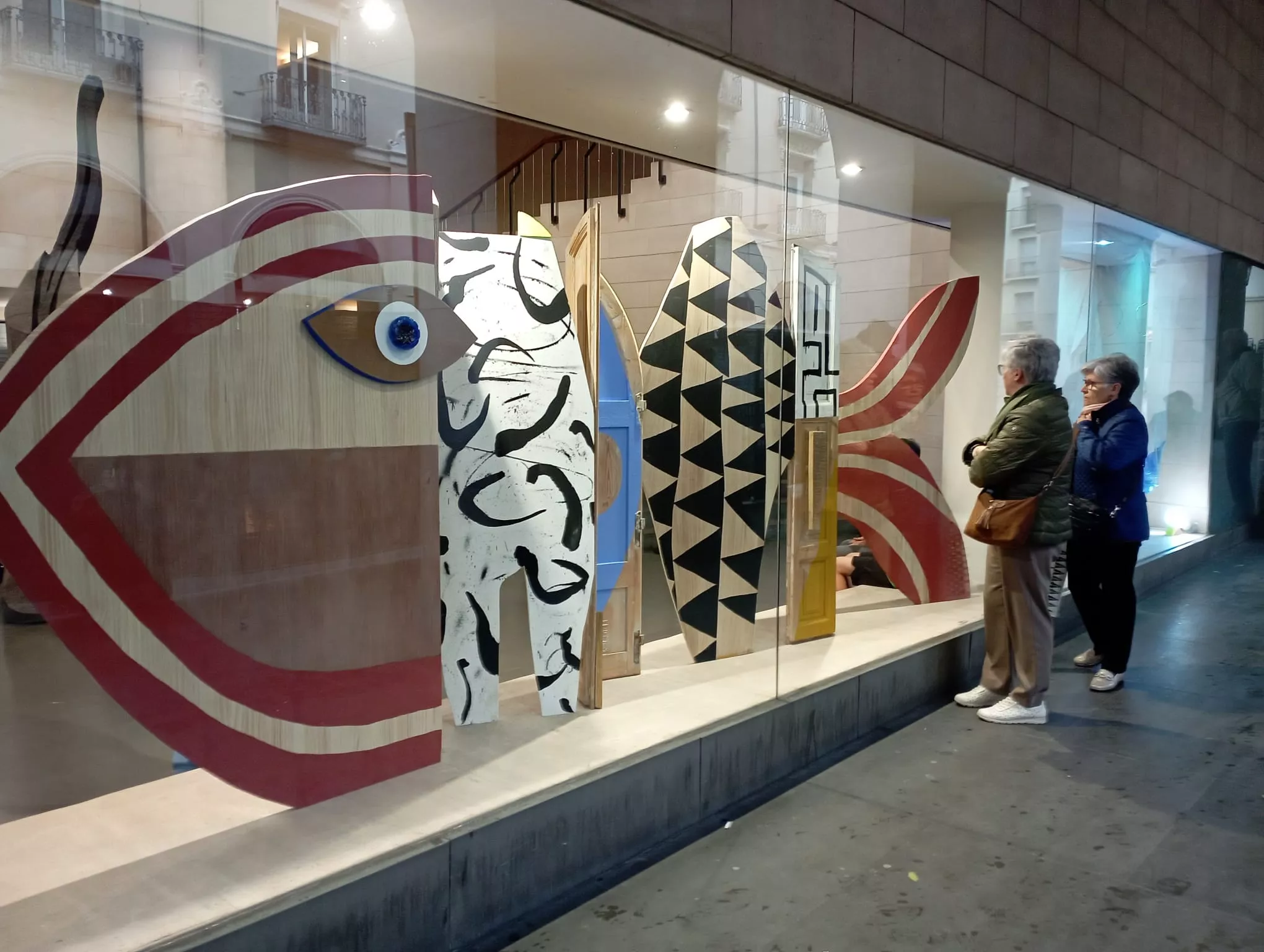 Inauguración de la exposición "Viaje de ida y vuelta" de Carrera Blecua. Foto María José Santolaria