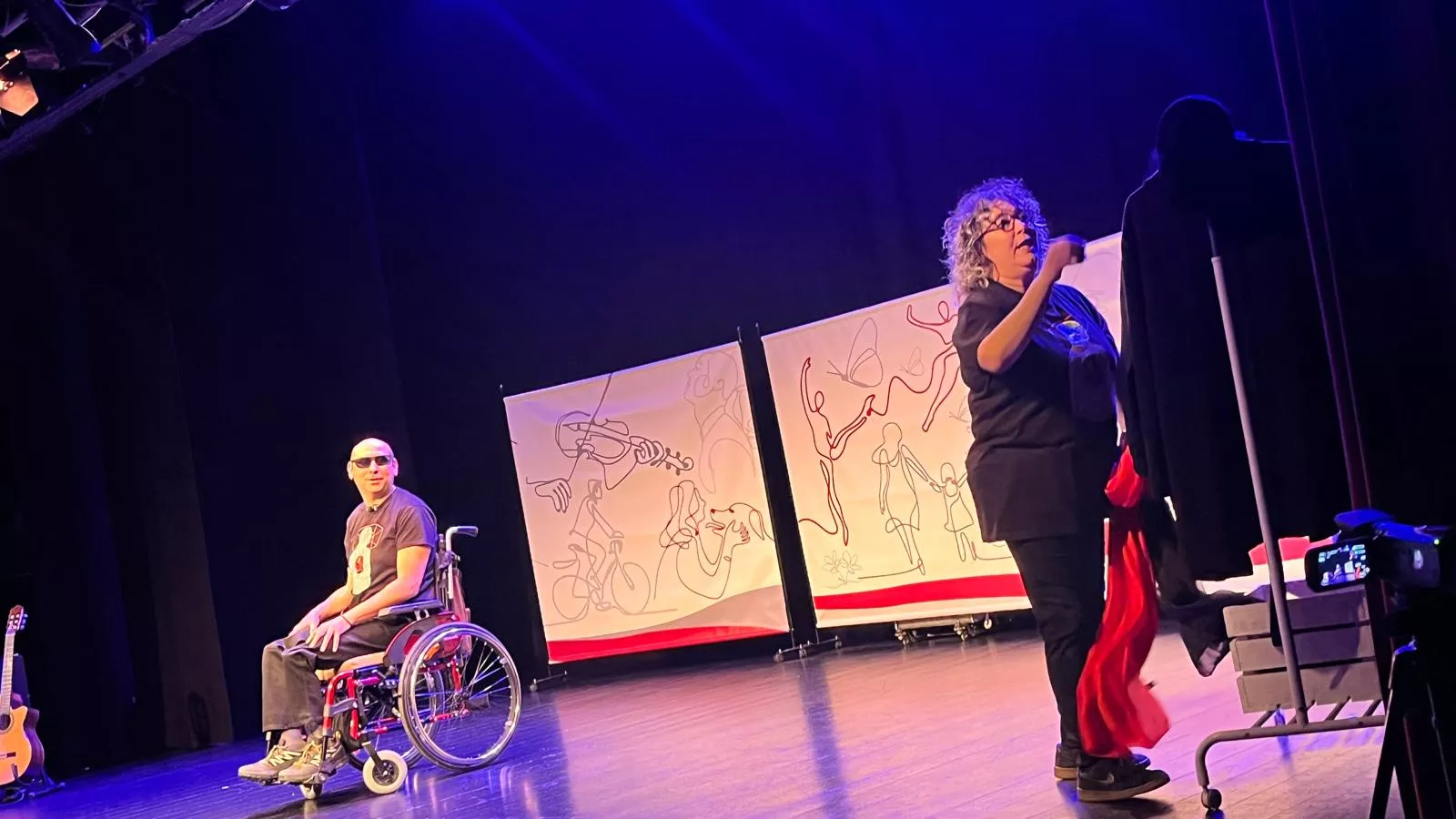 Representación de 'Prismas' de Habana Teatro y Josan Rodríguez. Foto Mercedes Manterola