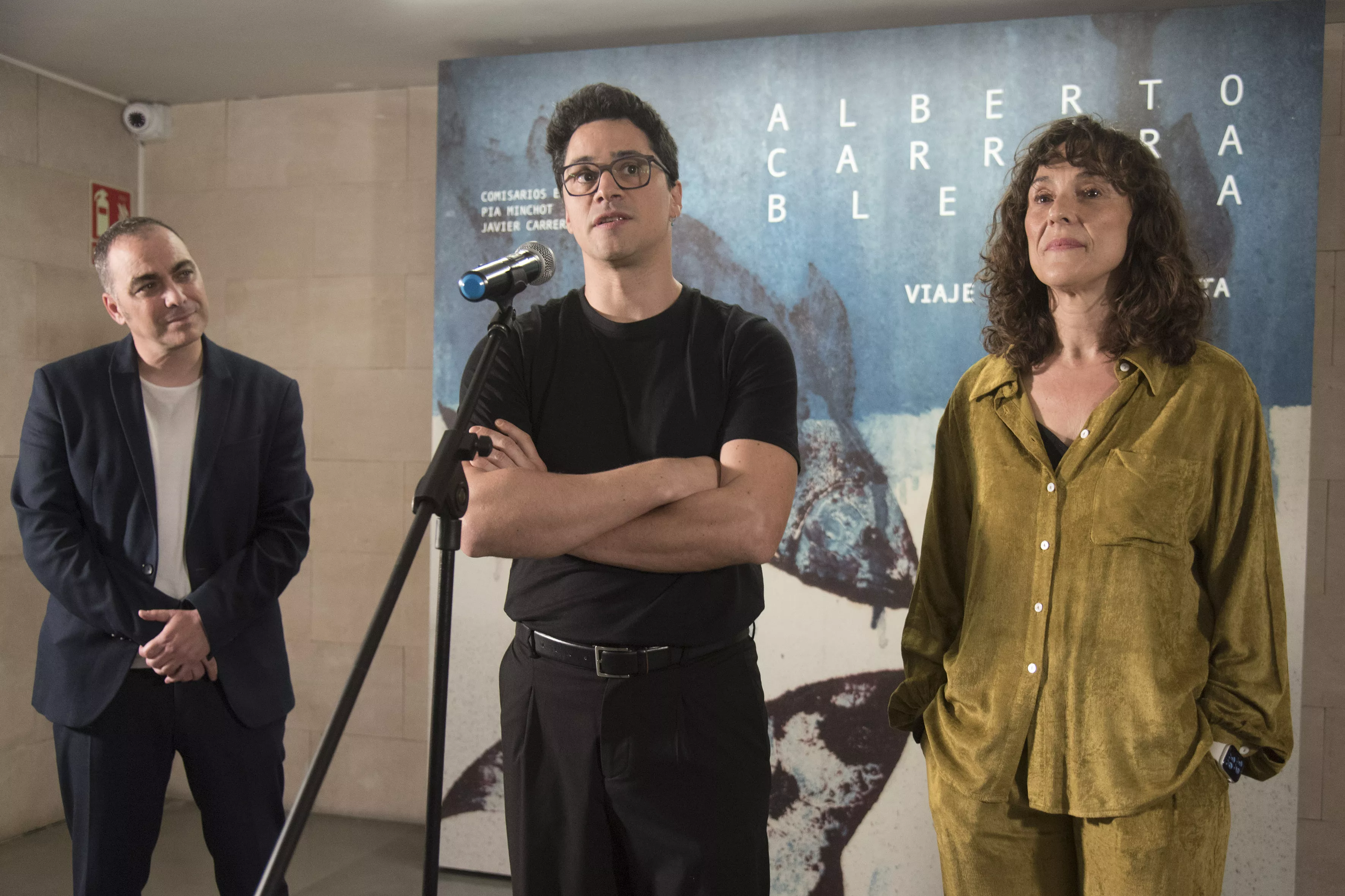 Inauguración de la exposición "Viaje de ida y vuelta" de Carrera Blecua. Foto DPH