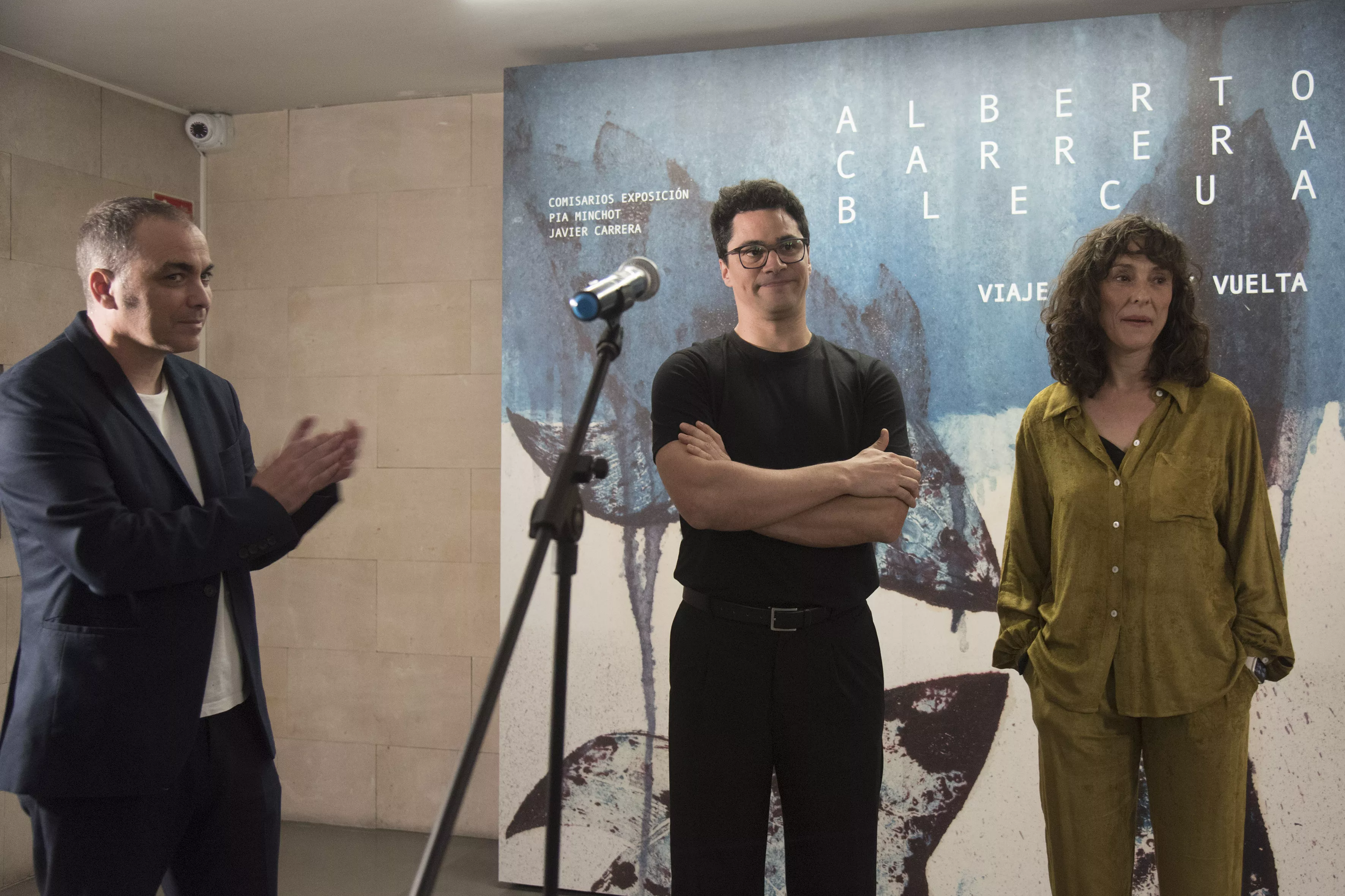 Inauguración de la exposición "Viaje de ida y vuelta" de Carrera Blecua. Foto DPH