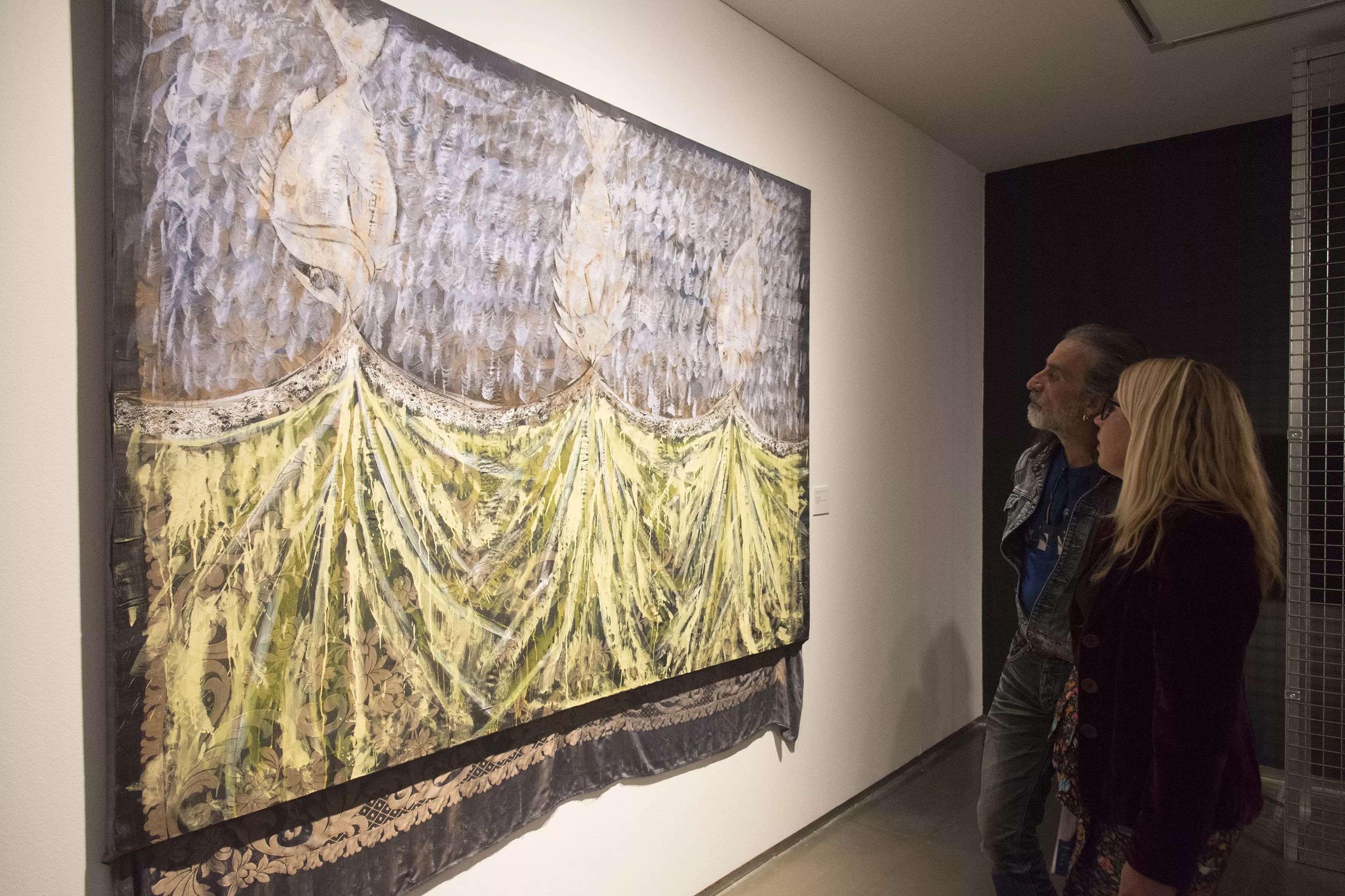 Inauguración de la exposición "Viaje de ida y vuelta" de Carrera Blecua. Foto DPH