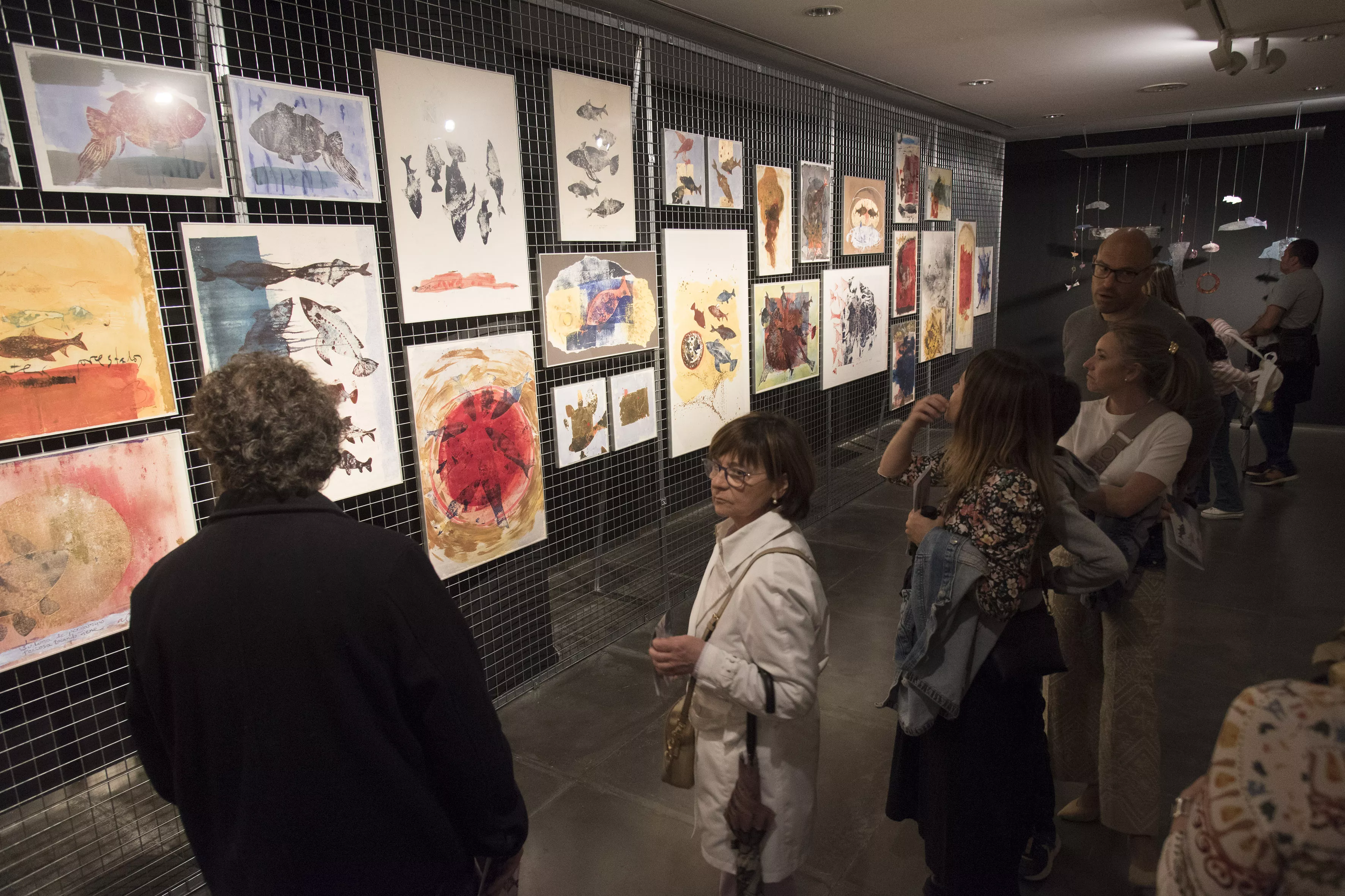 Inauguración de la exposición "Viaje de ida y vuelta" de Carrera Blecua. Foto DPH