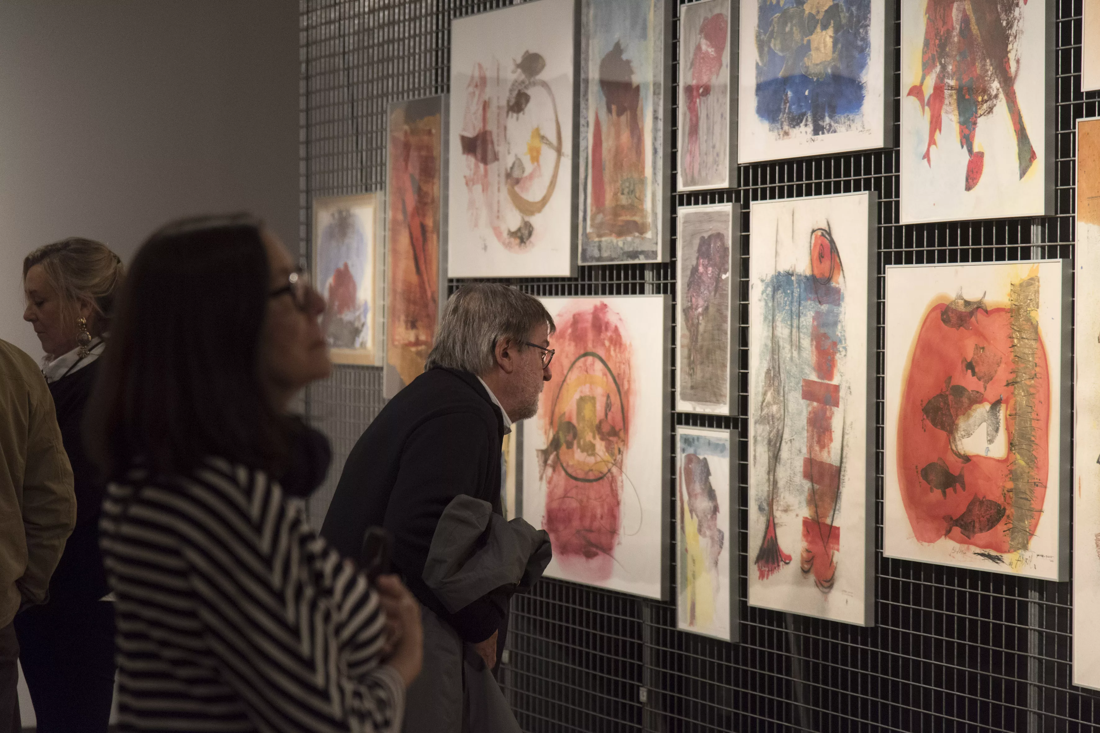 Inauguración de la exposición "Viaje de ida y vuelta" de Carrera Blecua. Foto DPH