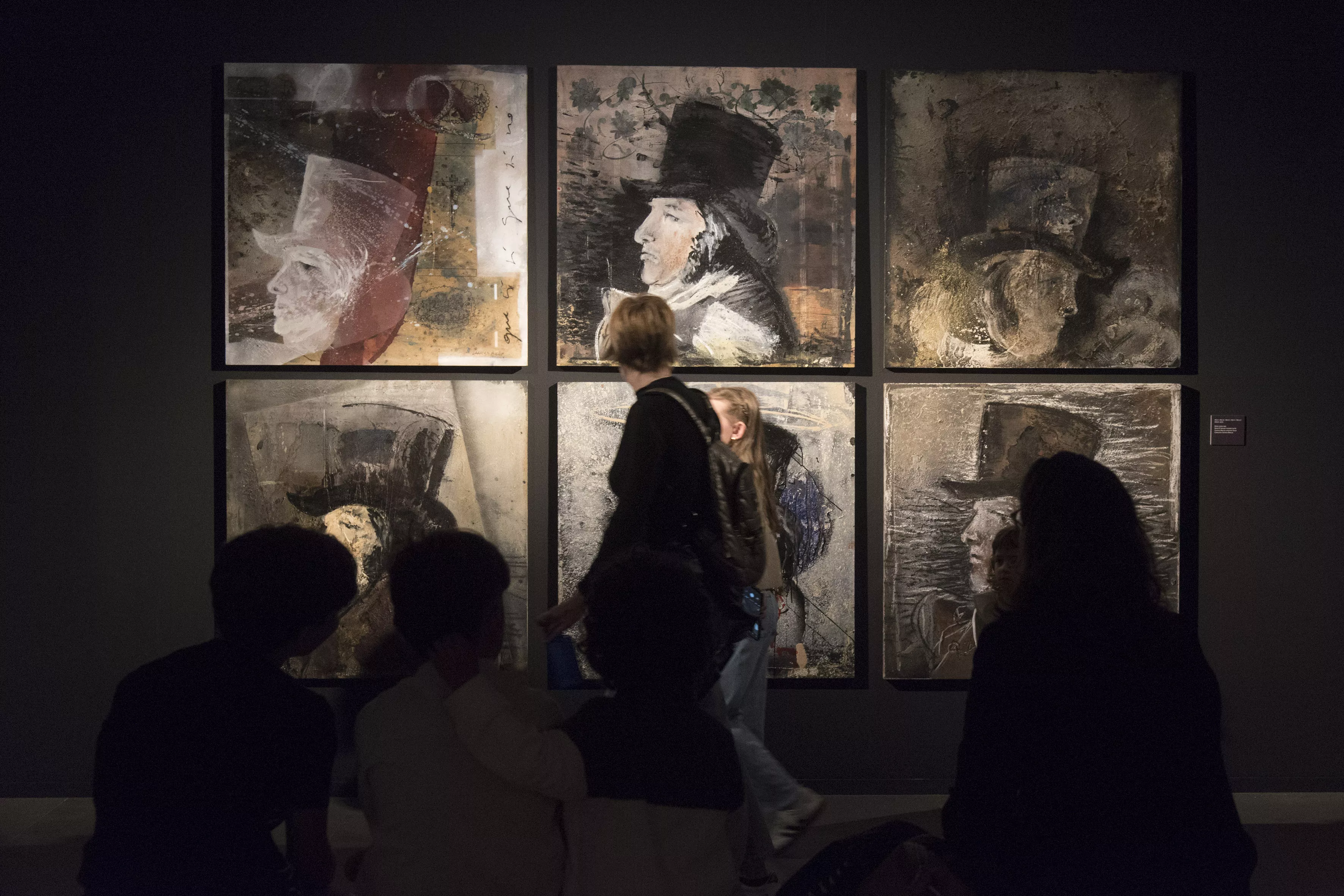 Inauguración de la exposición "Viaje de ida y vuelta" de Carrera Blecua. Foto DPH