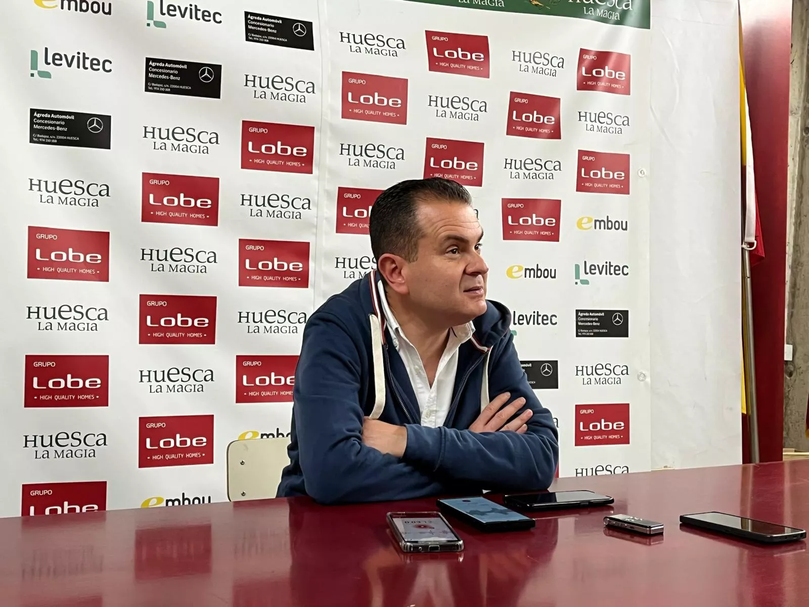 Rafa Sanz, entrenador del Lobe Huesca la Magia