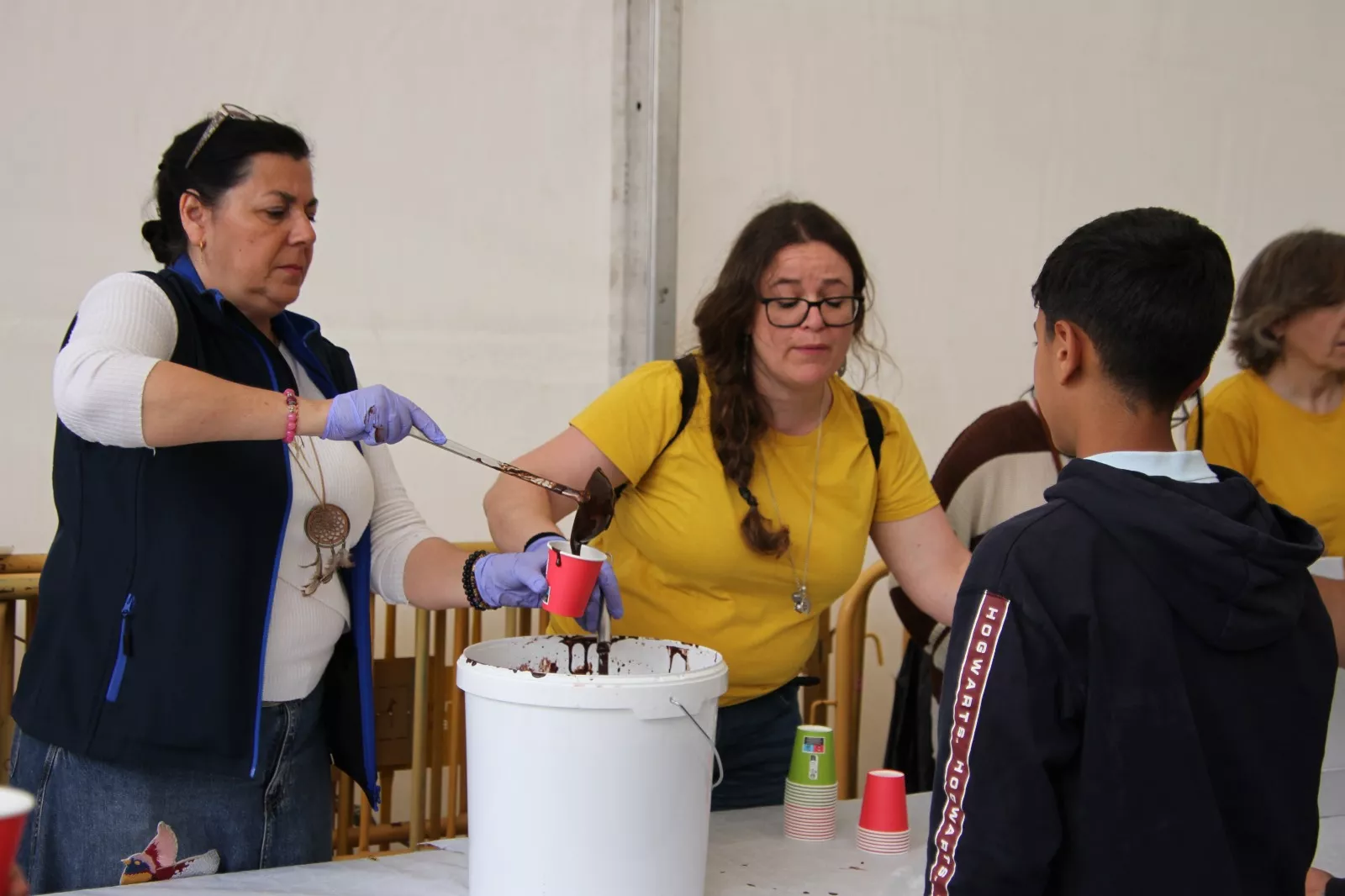 Barriofest 2025, chocolatada. Foto Carlos Neofato