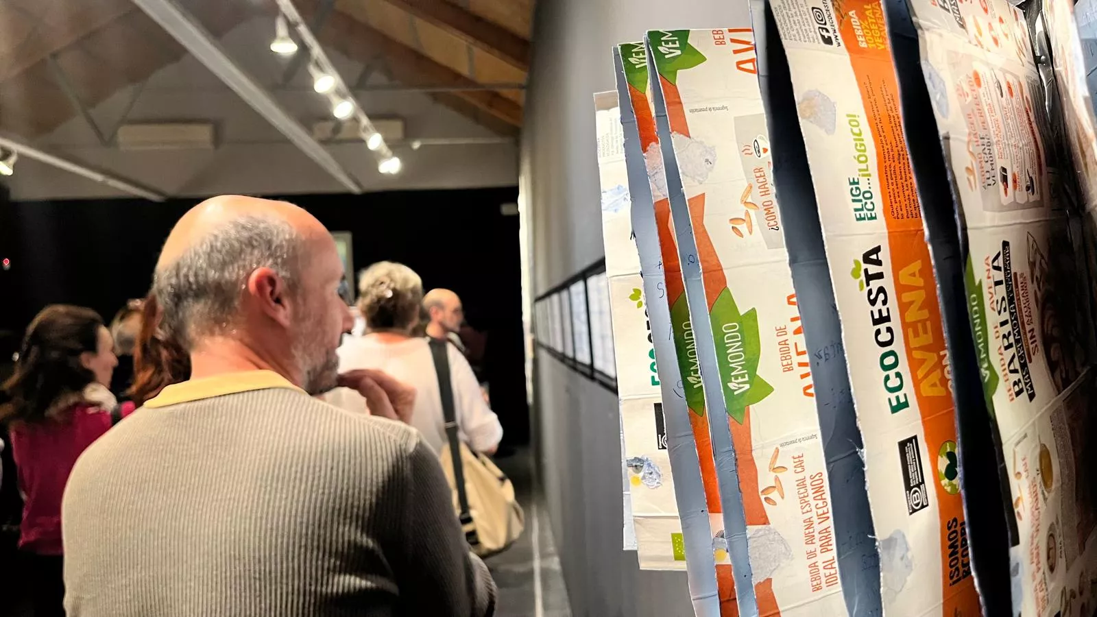  Inauguración de la exposición de Lucía Naval 'Texto encarnado, cuerpo dibujado'. Foto Mercedes Manterola