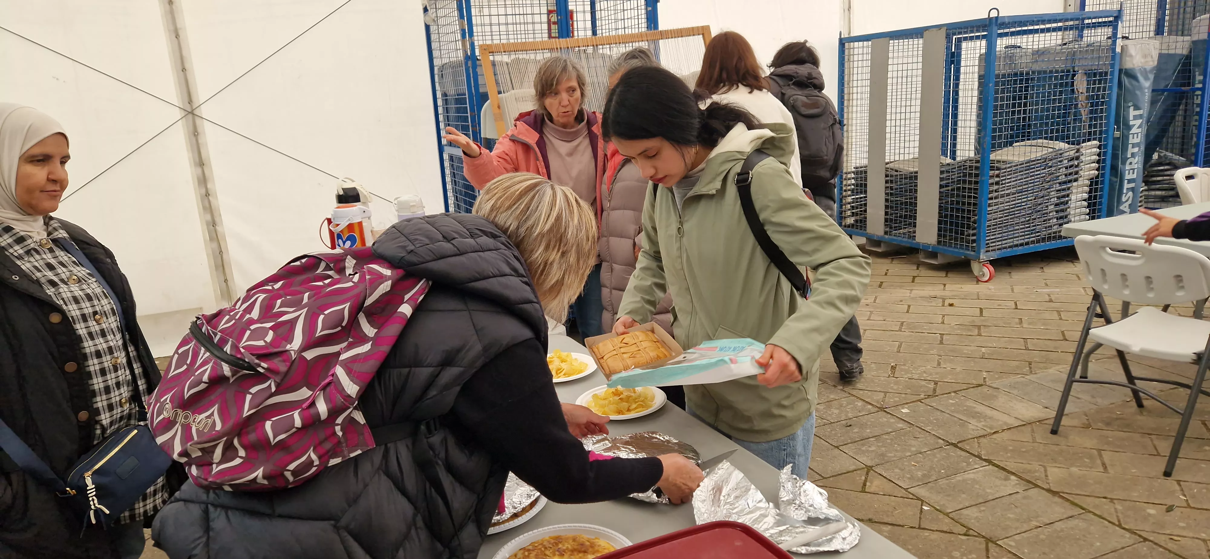 Comida popular en Barriofest. Foto Myriam Martínez
