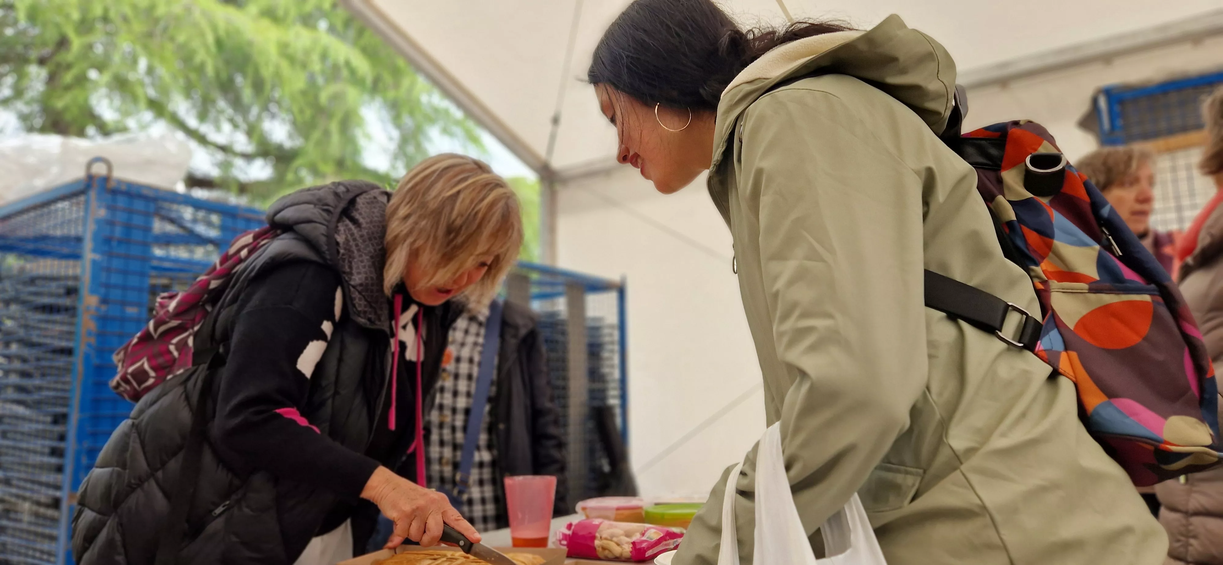 Comida popular en Barriofest. Foto Myriam Martínez