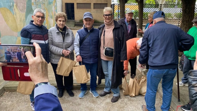 Ganadores del del Campeonato de petanca.