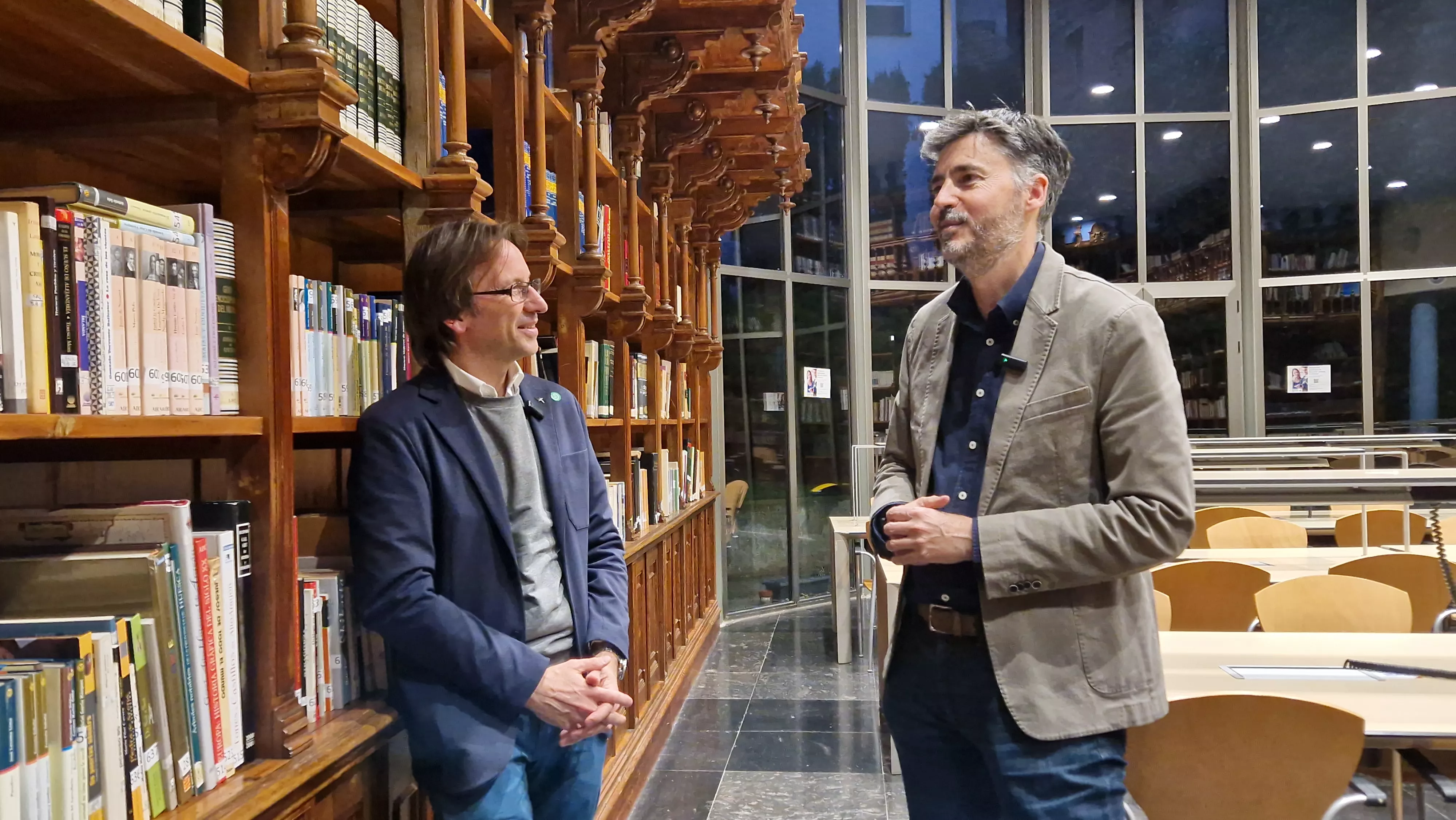 Javier Olivera y Guillermo Lahera. Foto Myriam Martínez
