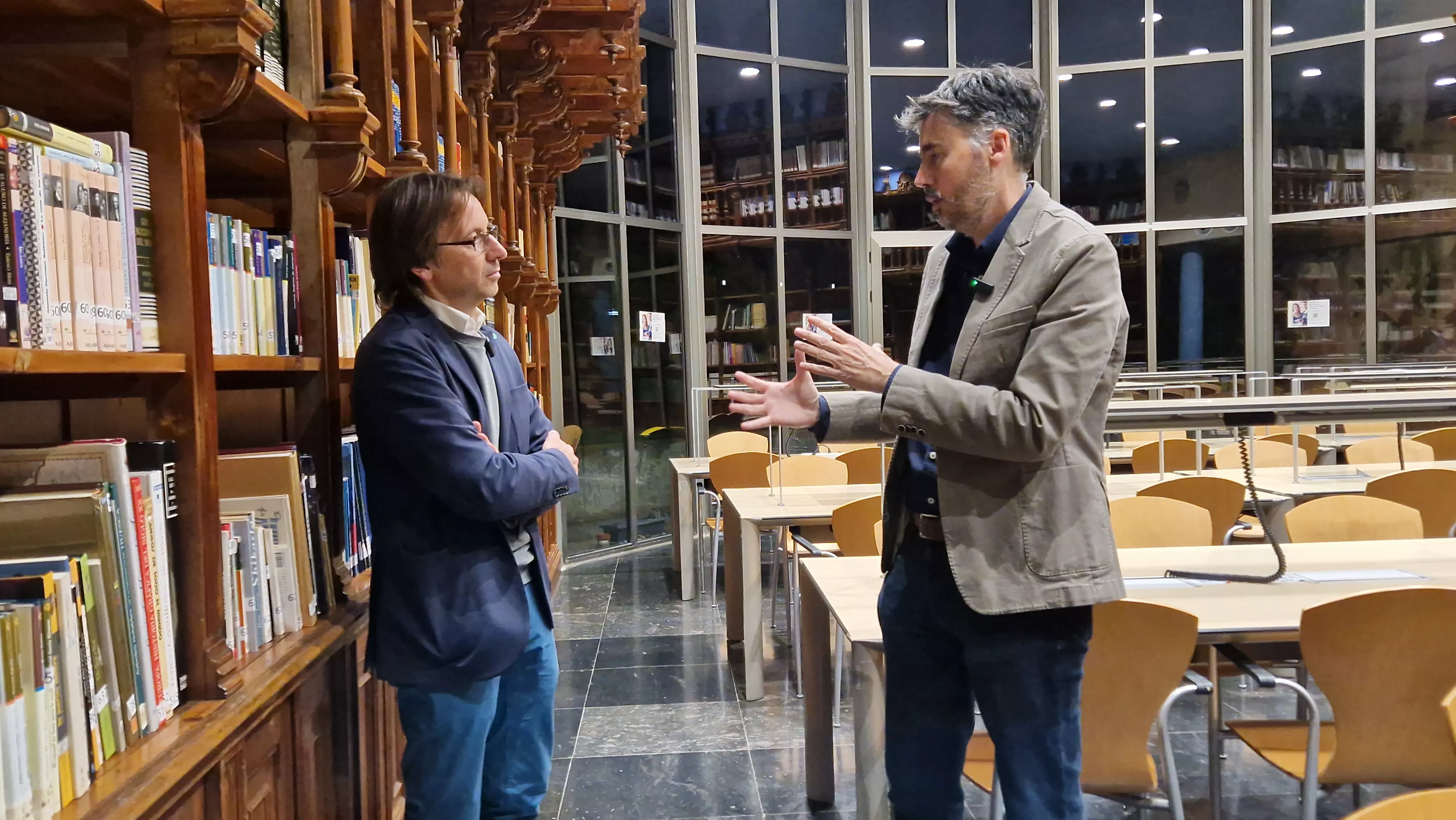 Javier Olivera y Guillermo Lahera. Foto Myriam Martínez