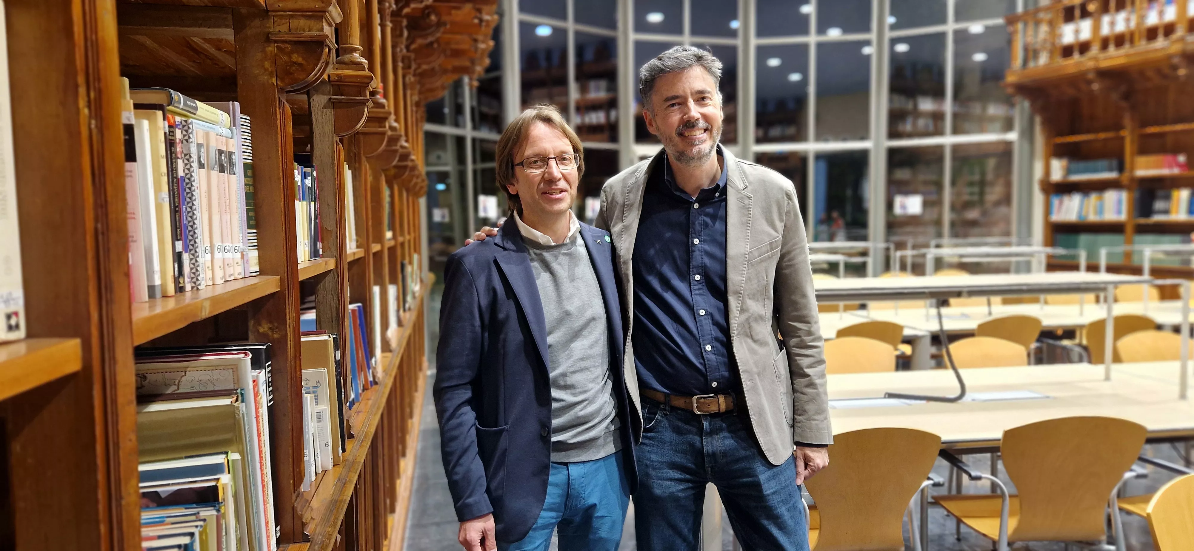 Javier Olivera y Guillermo Lahera. Foto Myriam Martínez